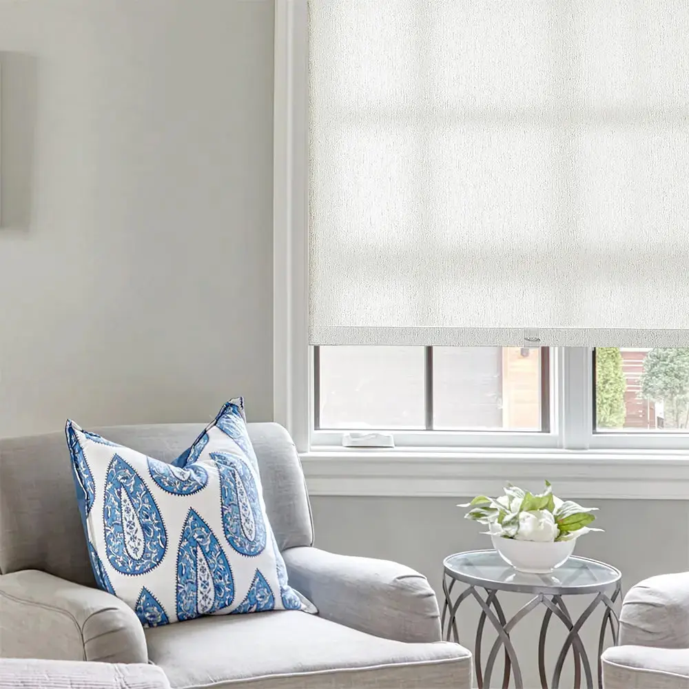 Alvin Linen Blend Cordless Roller Shades - Image 13