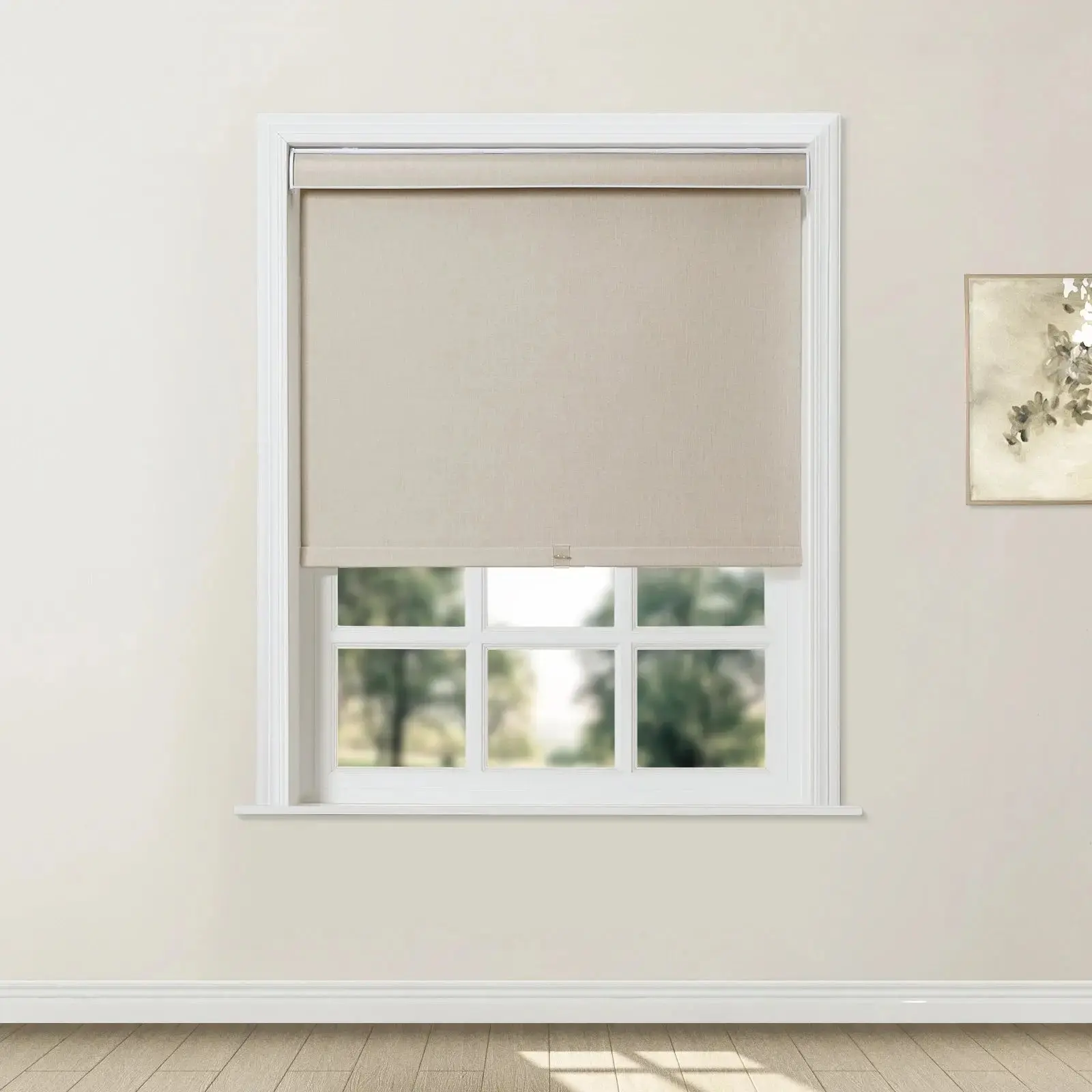 Alvin Motorized Blackout Boutique Roller Shade - Image 7