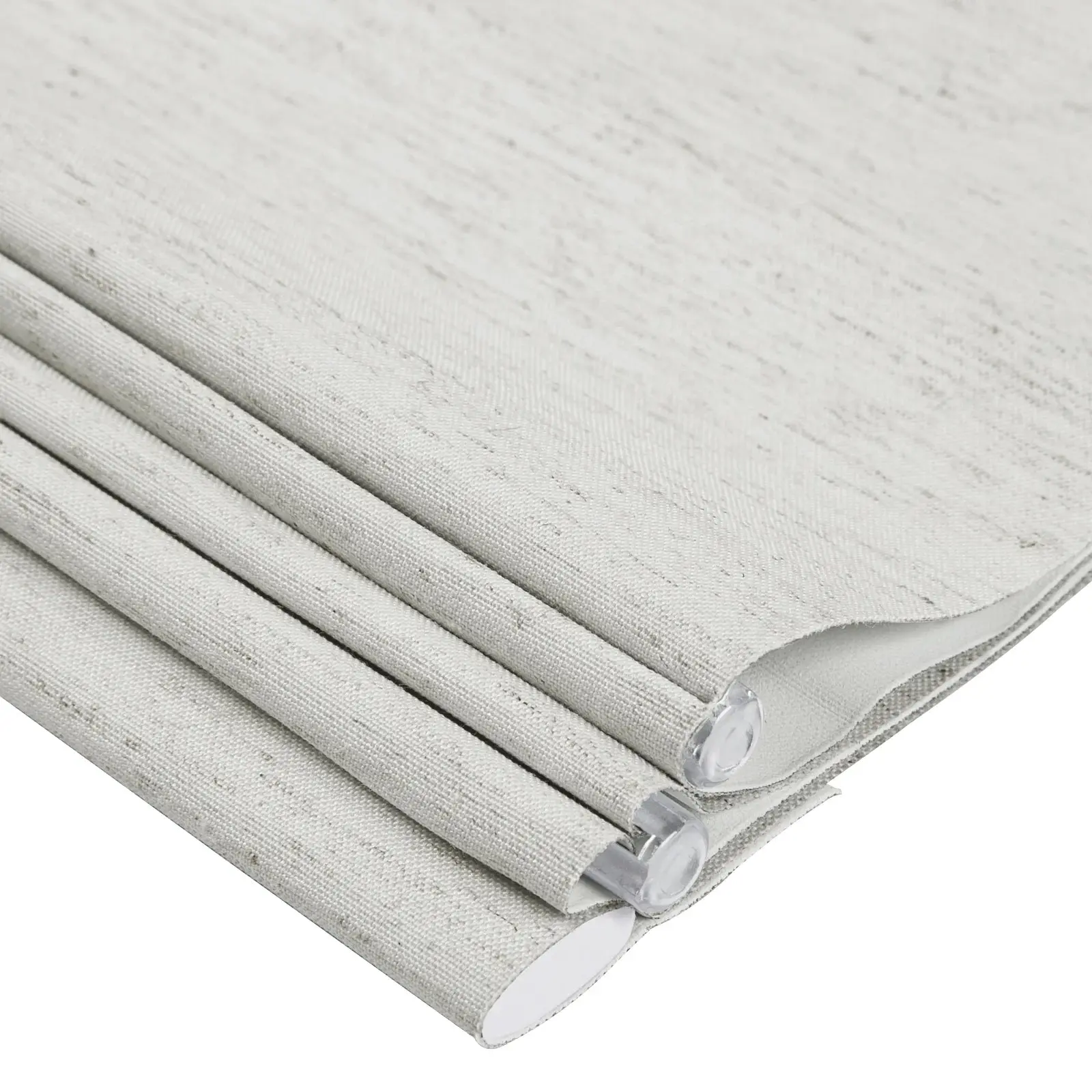 Alvin Motorized Linen Blackout Roman Shade - Image 12