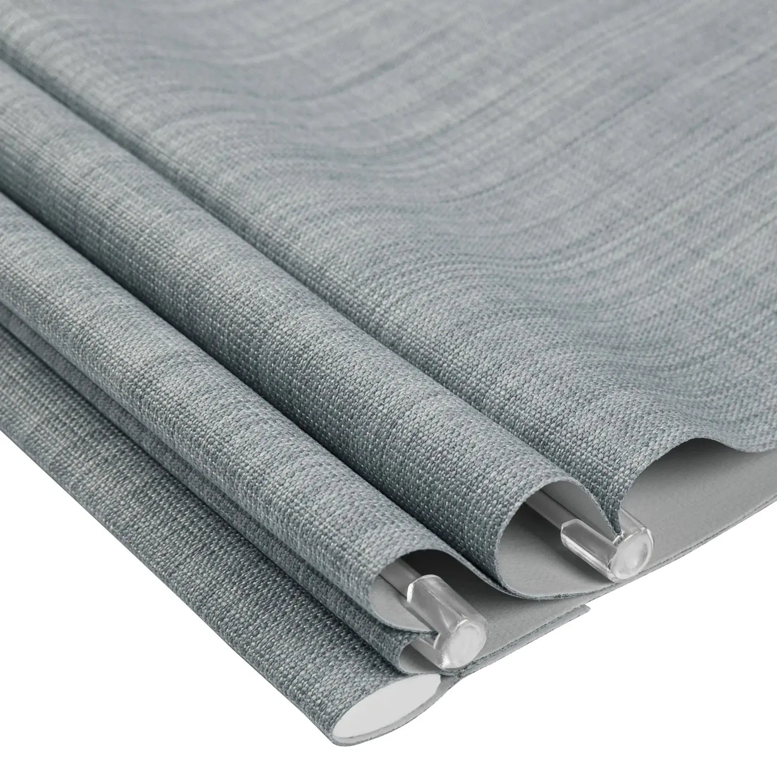 Alvin Motorized Linen Blackout Roman Shade - Image 17