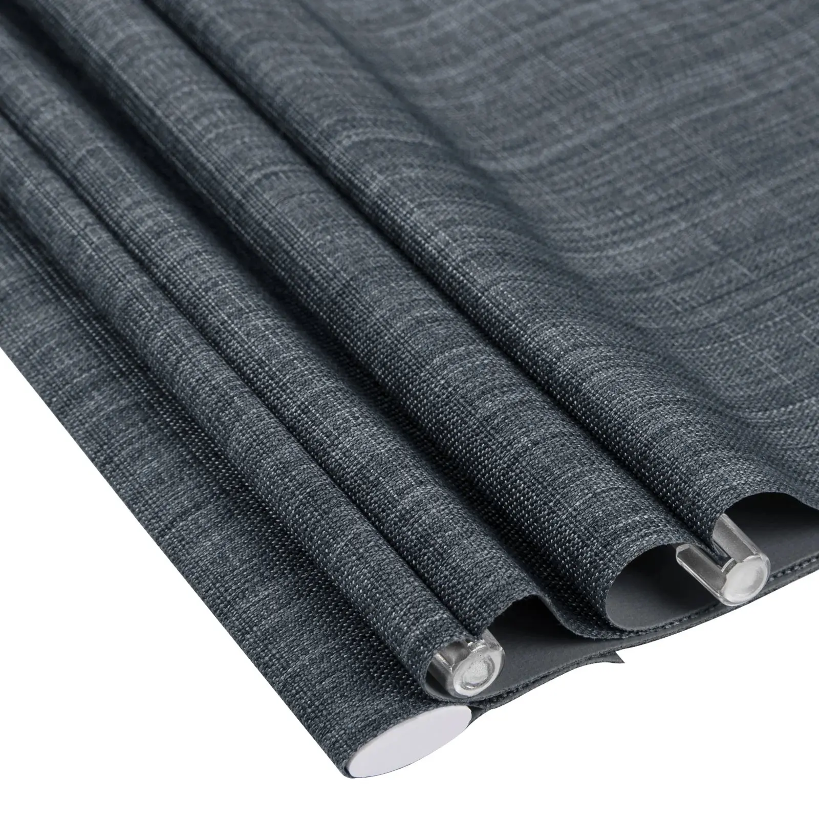 Alvin Motorized Linen Blackout Roman Shade - Image 20