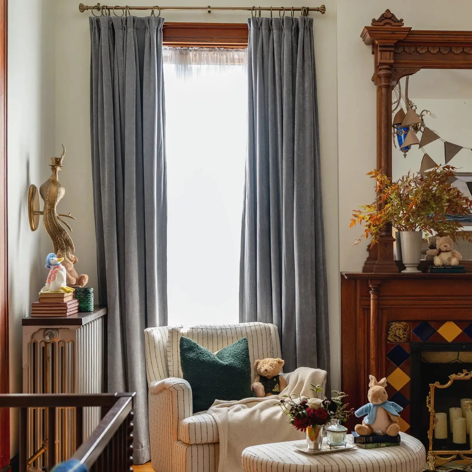 Birkin Velvet Curtain Pleated - Image 14