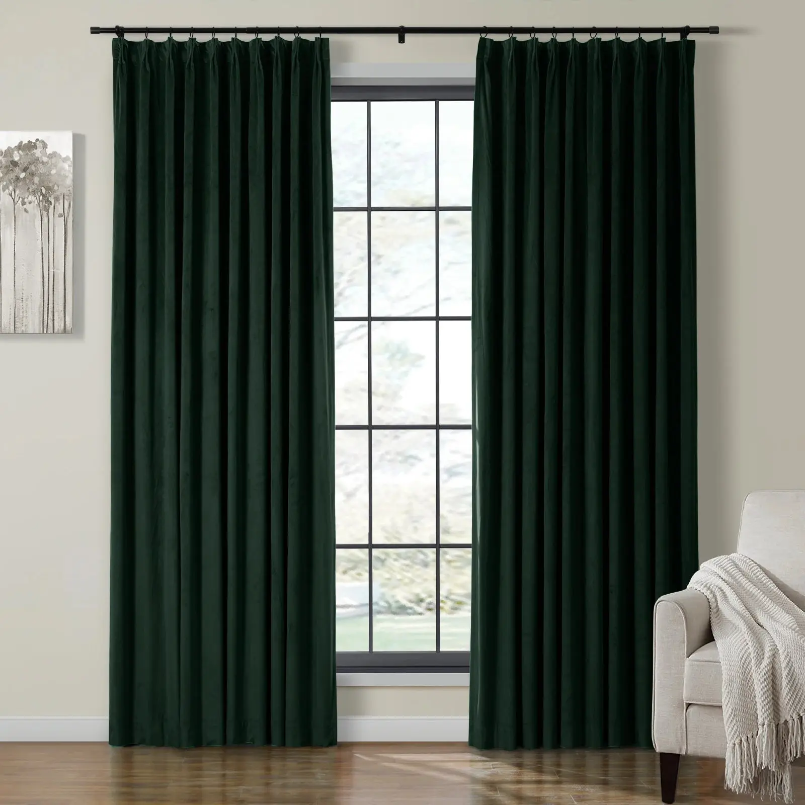 Birkin Velvet Curtain Pleated - Image 26