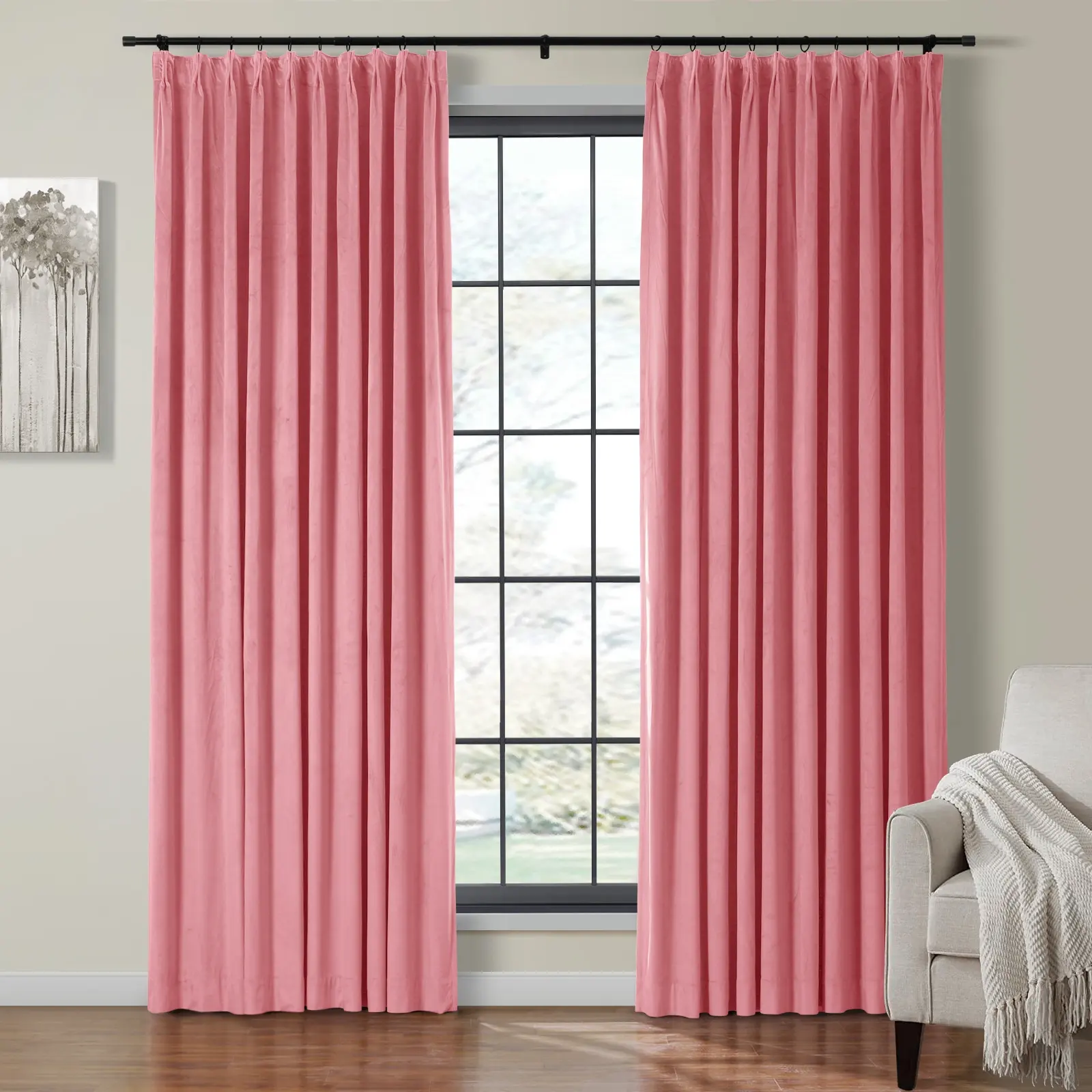 Birkin Velvet Curtain Pleated - Image 41