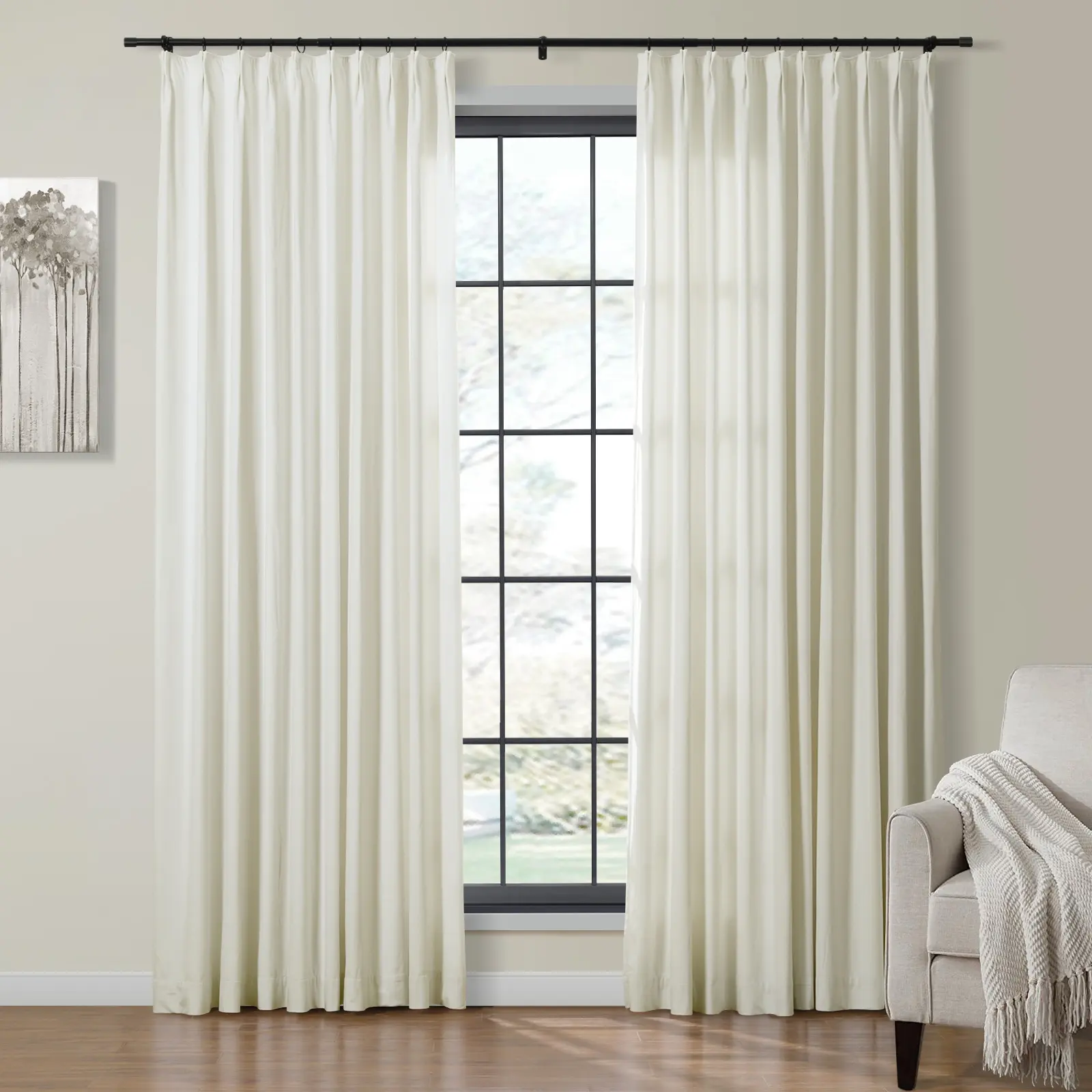 Birkin Velvet Curtain Pleated - Image 48