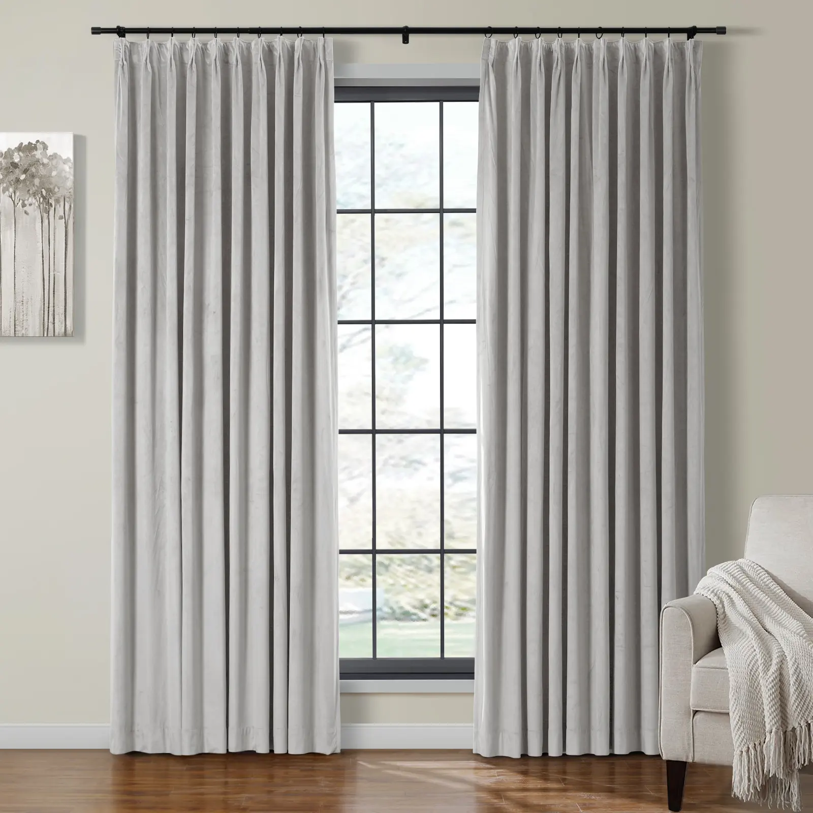 Birkin Velvet Curtain Pleated - Image 54