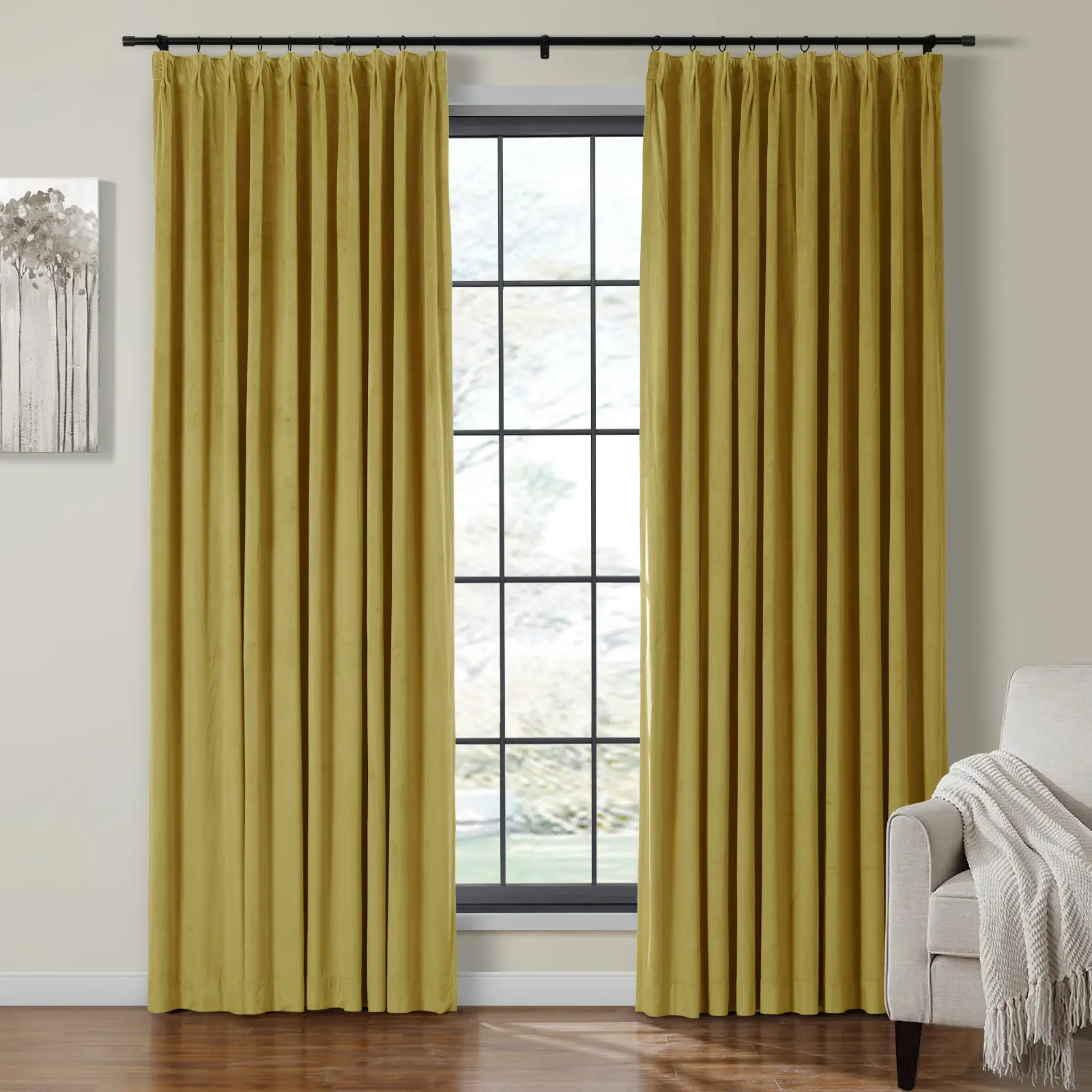 Birkin Velvet Curtain Pleated - Image 57