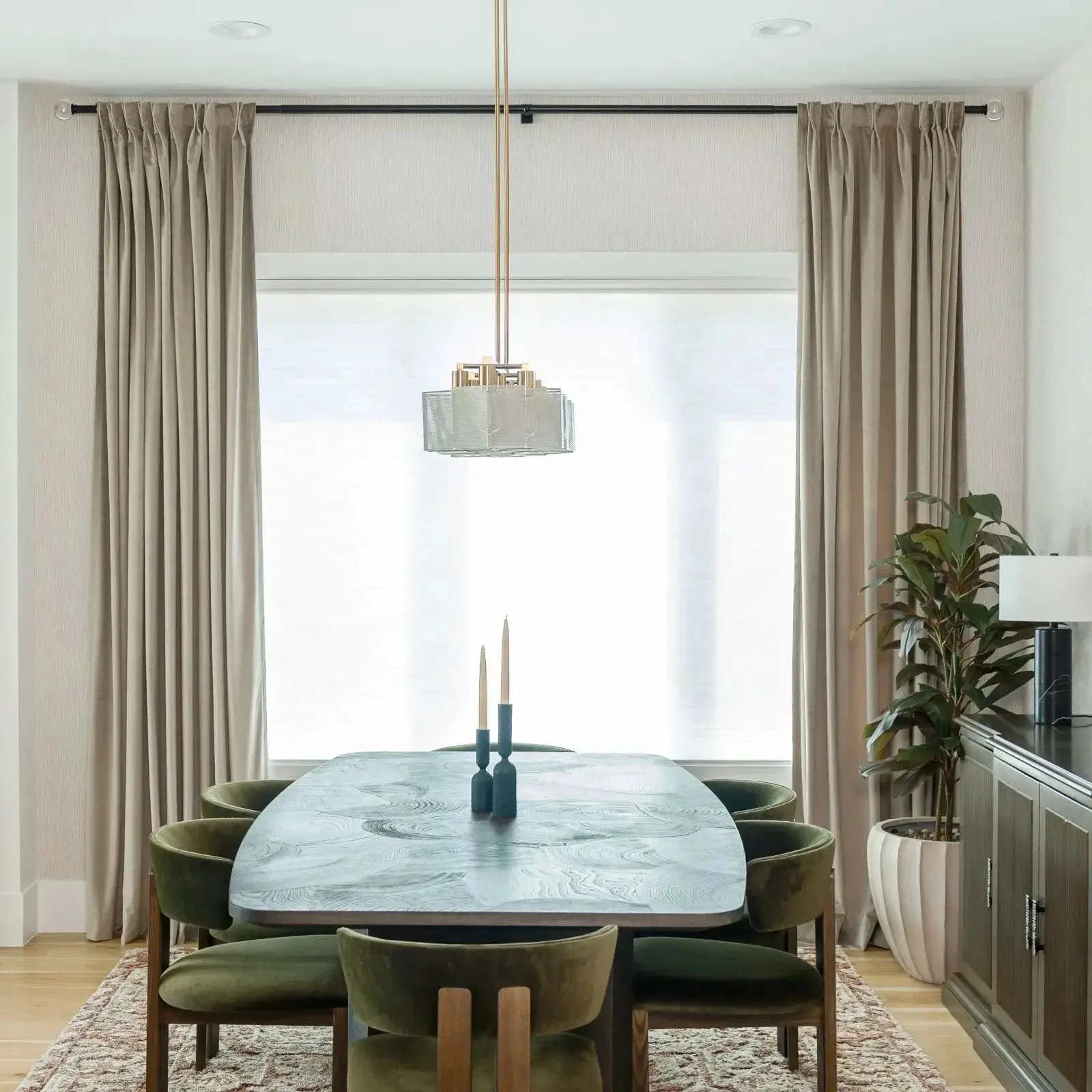 Birkin Velvet Curtain Pleated - Image 3