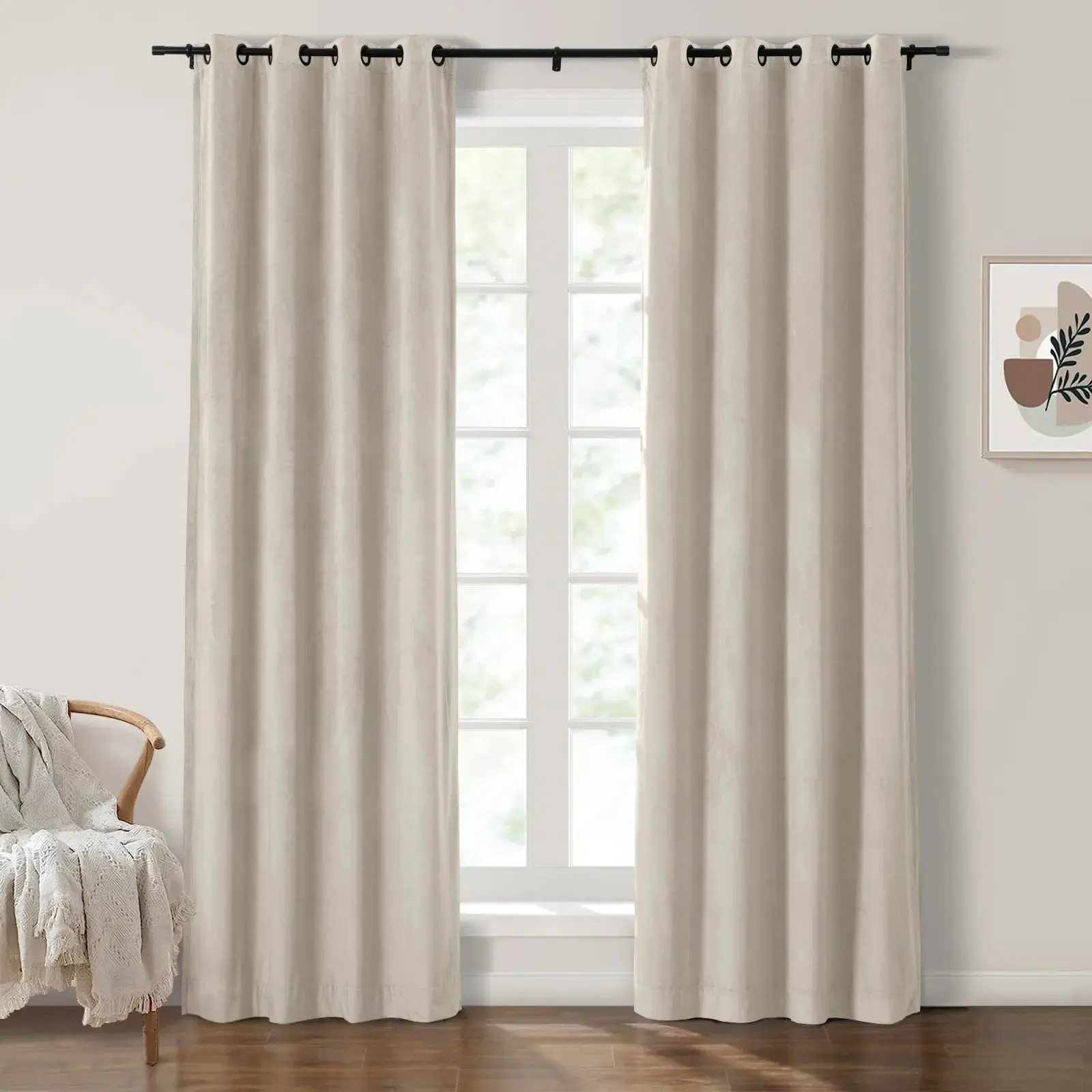 TWOPAGES Birkin Velvet Curtain Grommet - Image 3