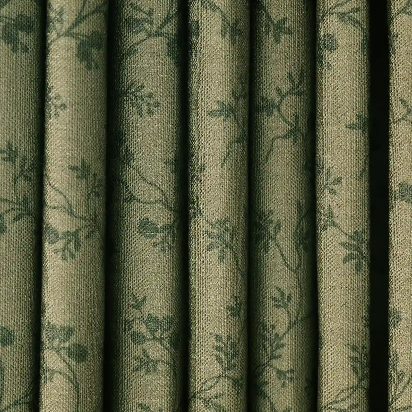 Britt Bengoechea Floral Print Linen Cotton Drapery Pleated - Image 53