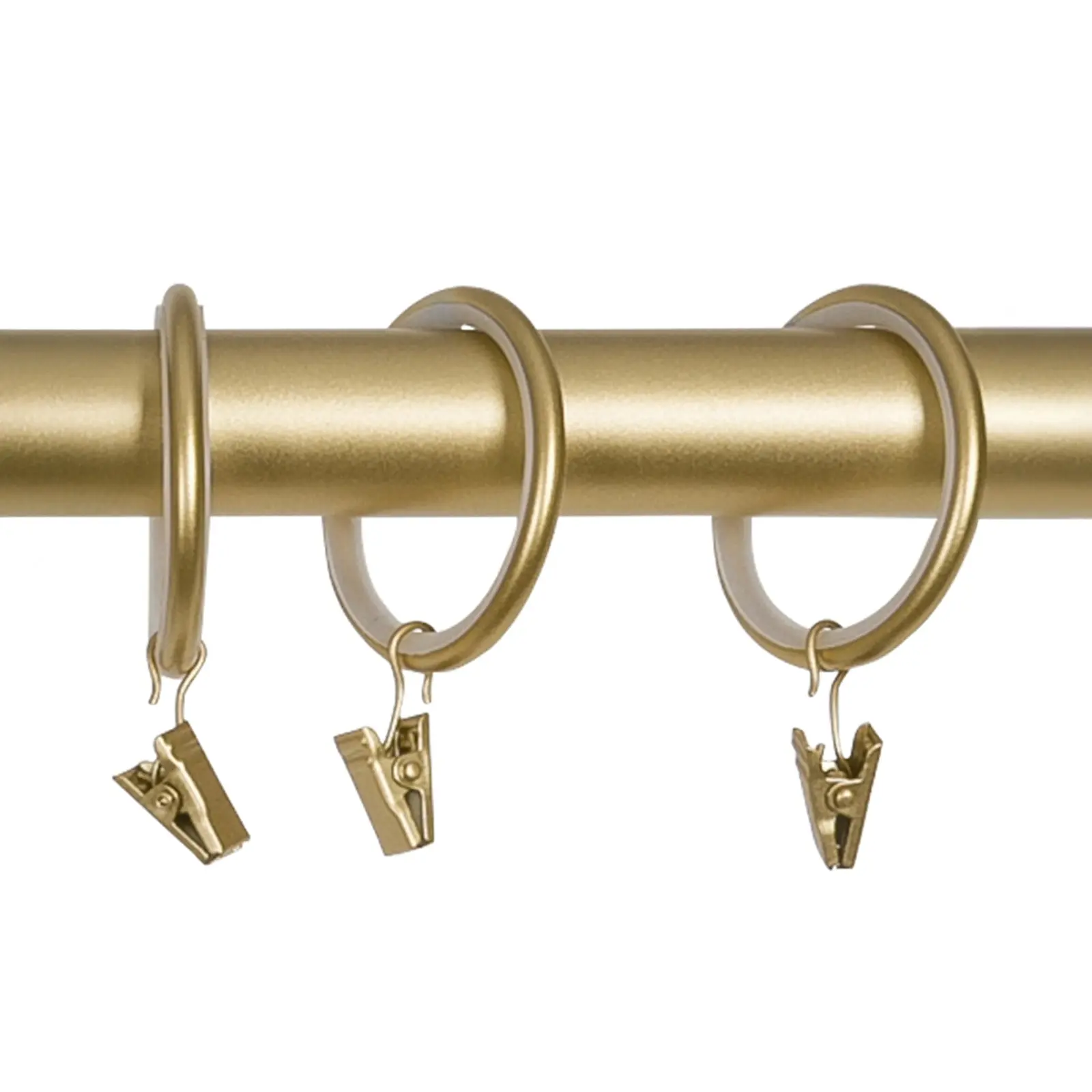 Jaylon Quiet-Glide Curtain Clip Rings (Pack of 12) - Image 4