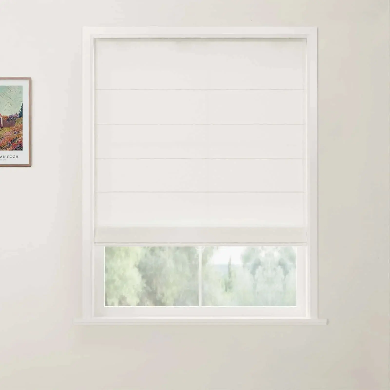 Custom Back Slat Roman Shades Cordless - Image 36