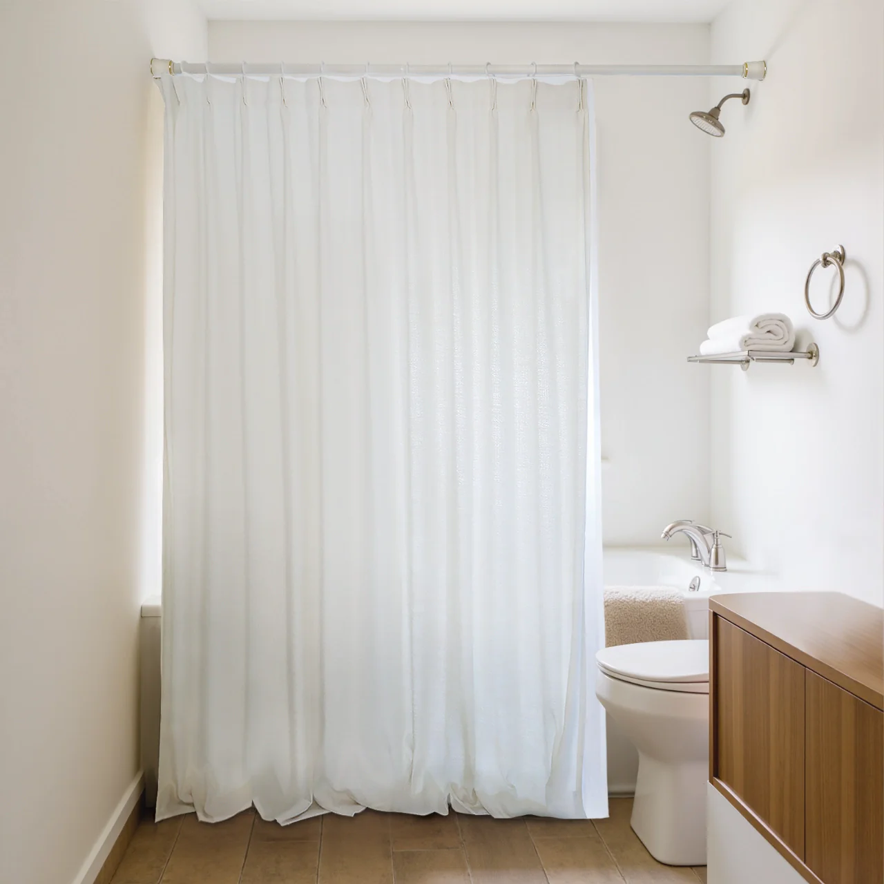 Custom Luxury Bathroom Curtains with Waterproof Layer - Image 17