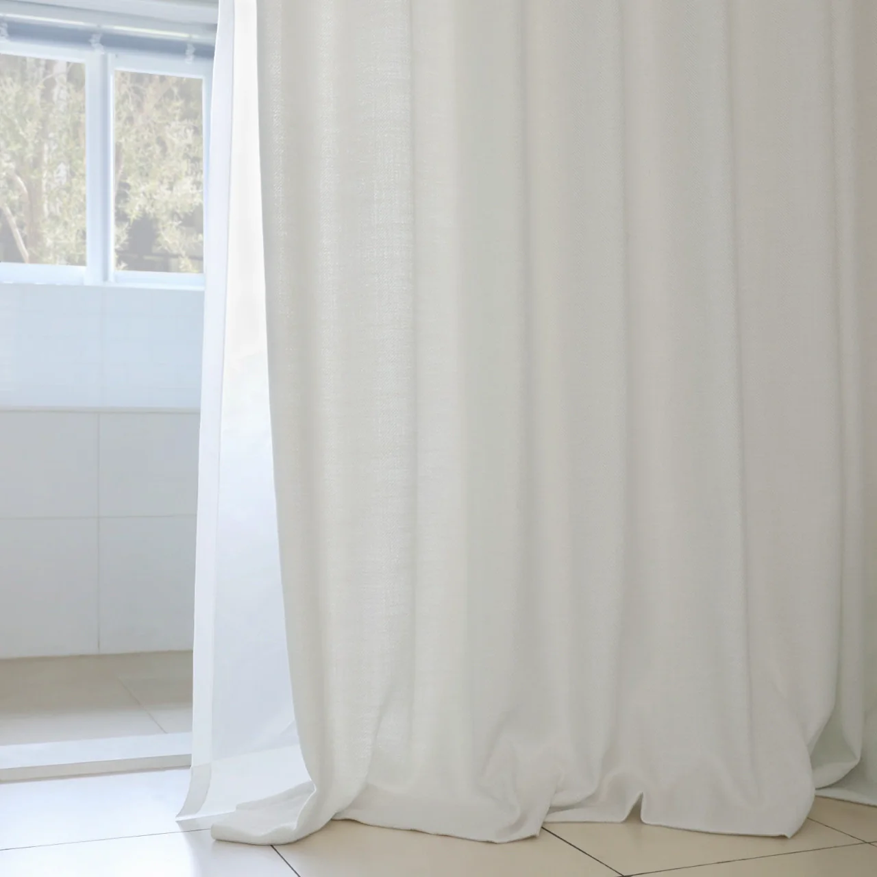 Custom Luxury Bathroom Curtains with Waterproof Layer - Image 18