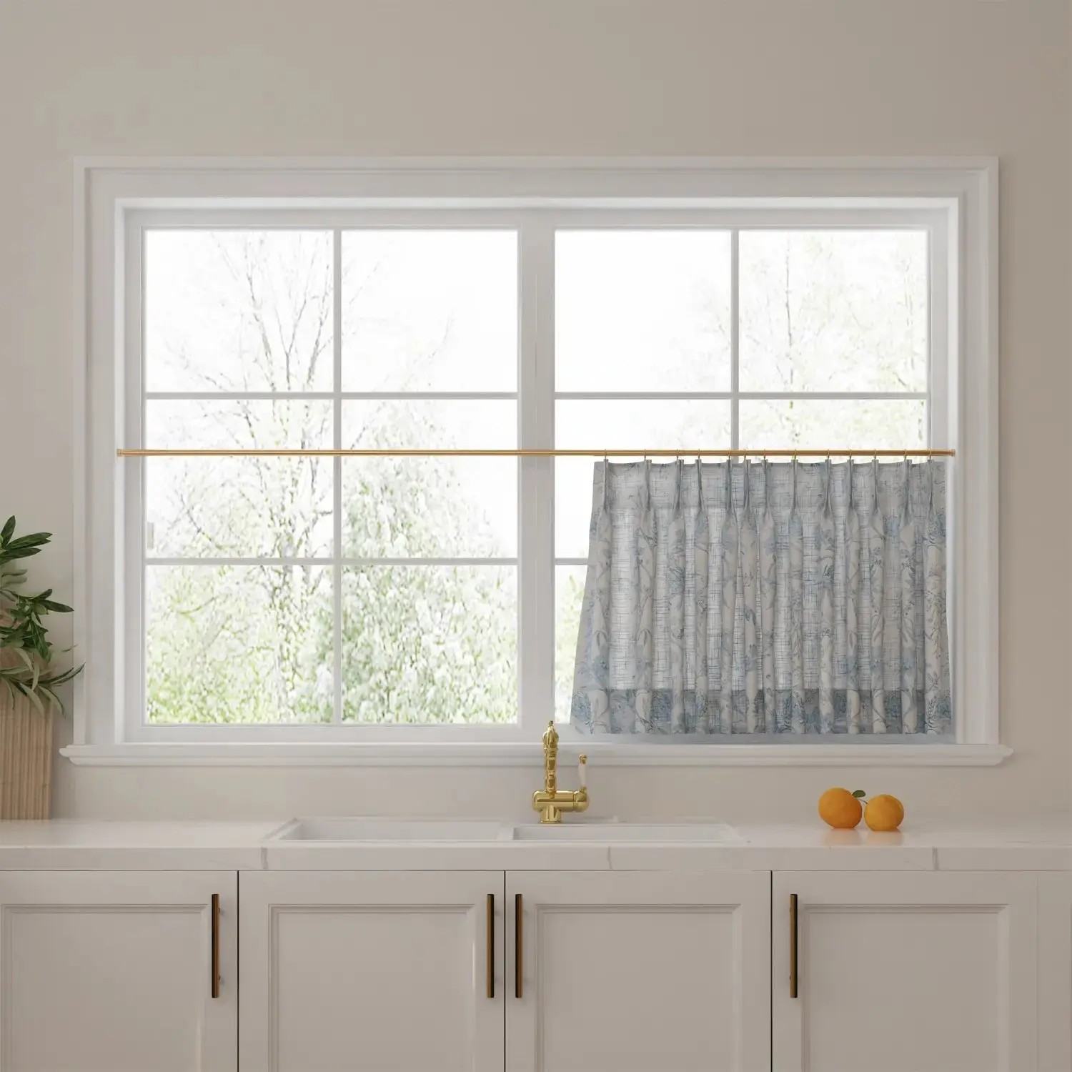 Custom Cafe Curtains Pleated - Image 11