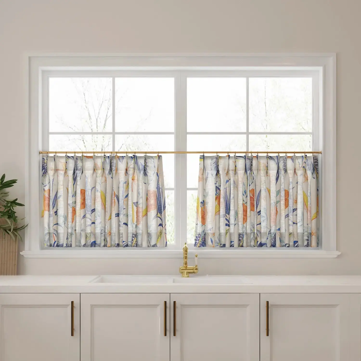 Custom Cafe Curtains Pleated - Image 13