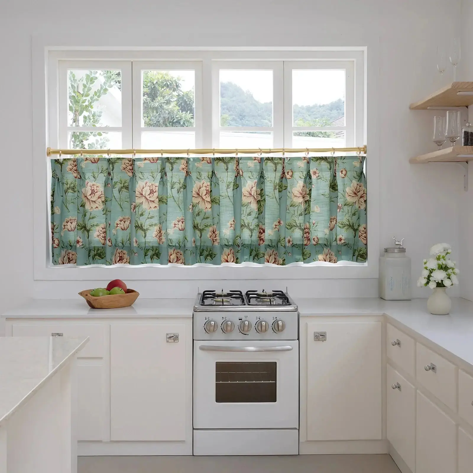 Custom Cafe Curtains Pleated - Image 17