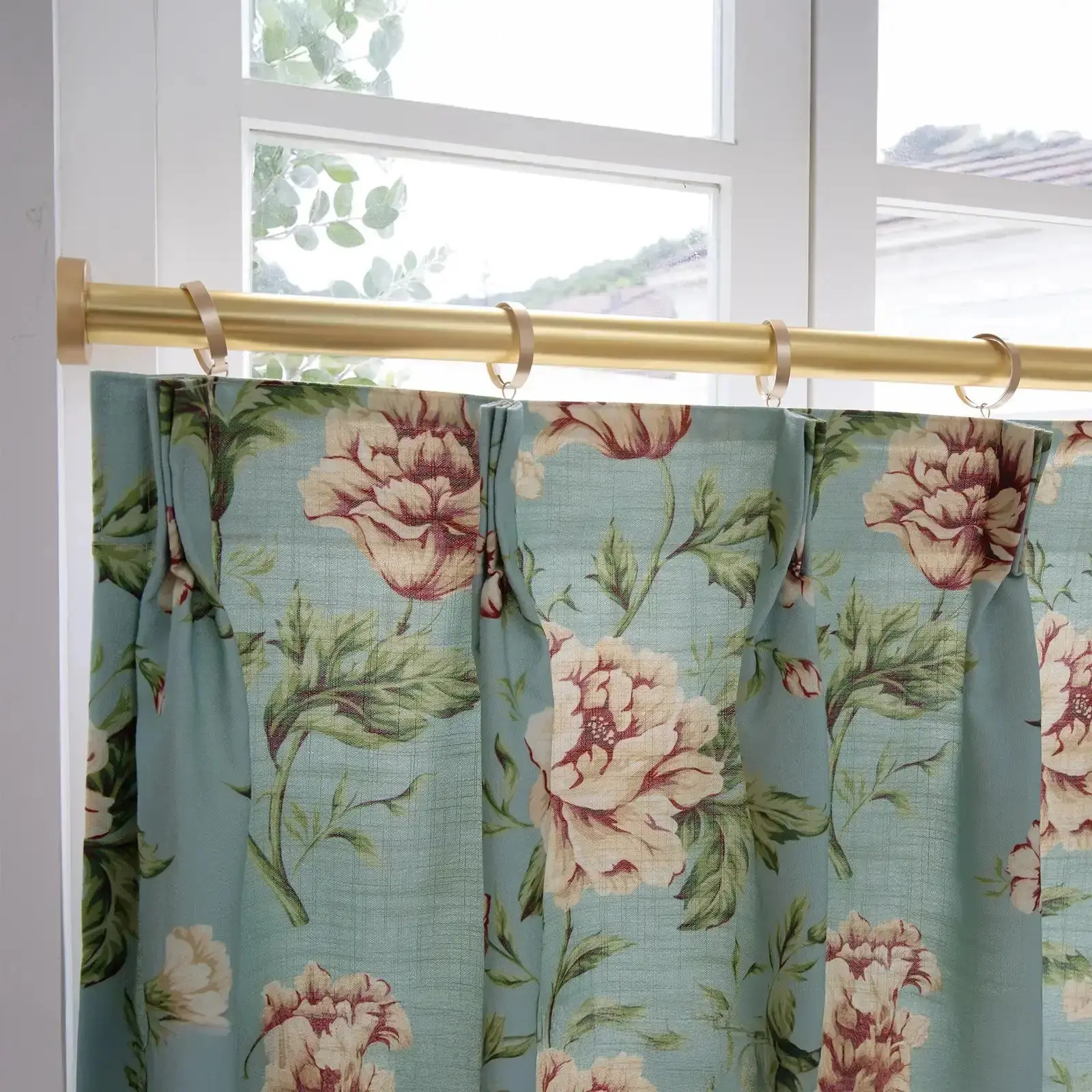 Custom Cafe Curtains Pleated - Image 19