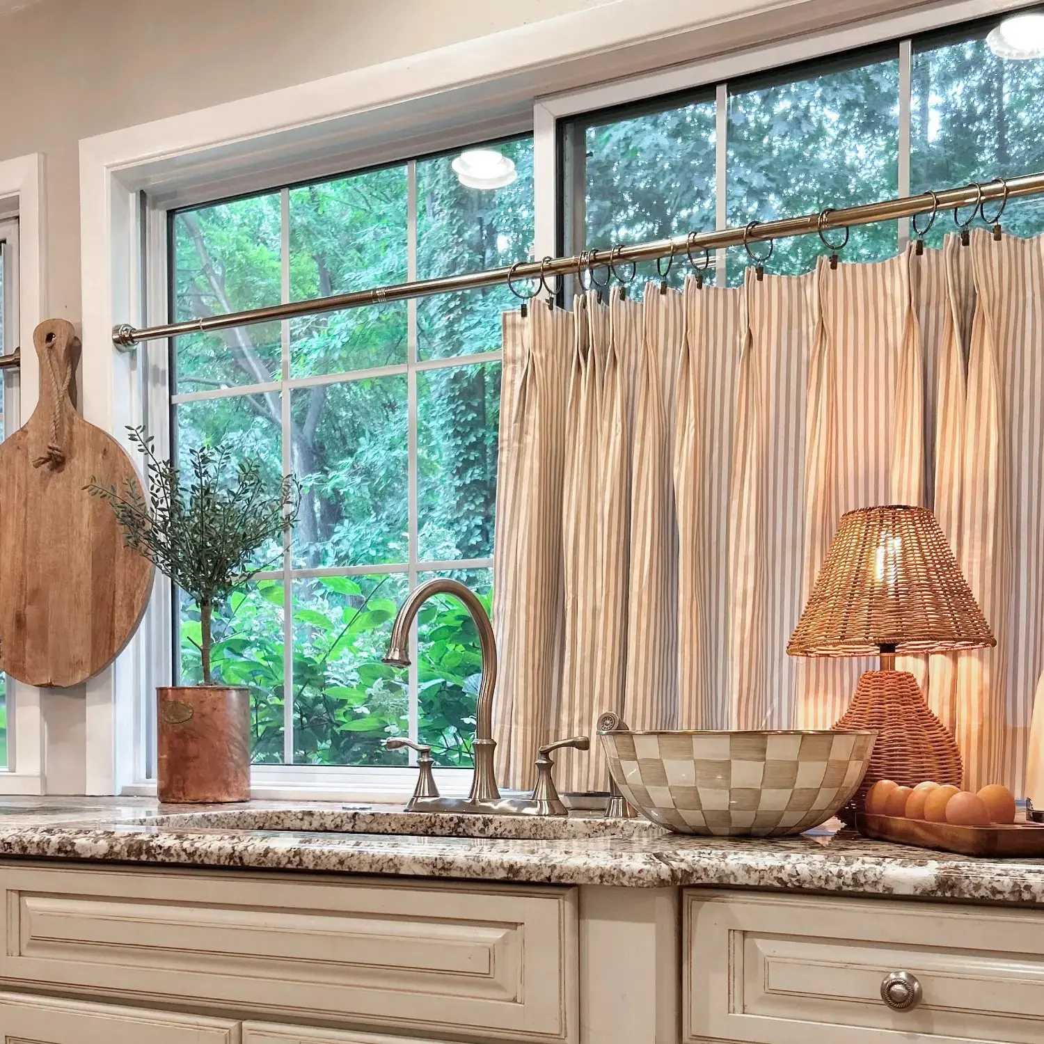 Custom Cafe Curtains Pleated - Image 6