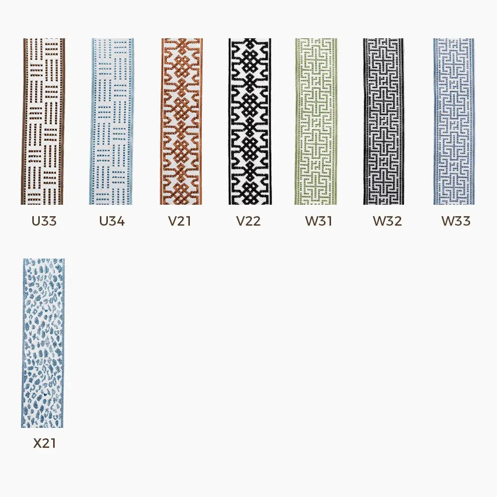 Custom Curtains with Trim Border(Sold per Pair) - Image 28