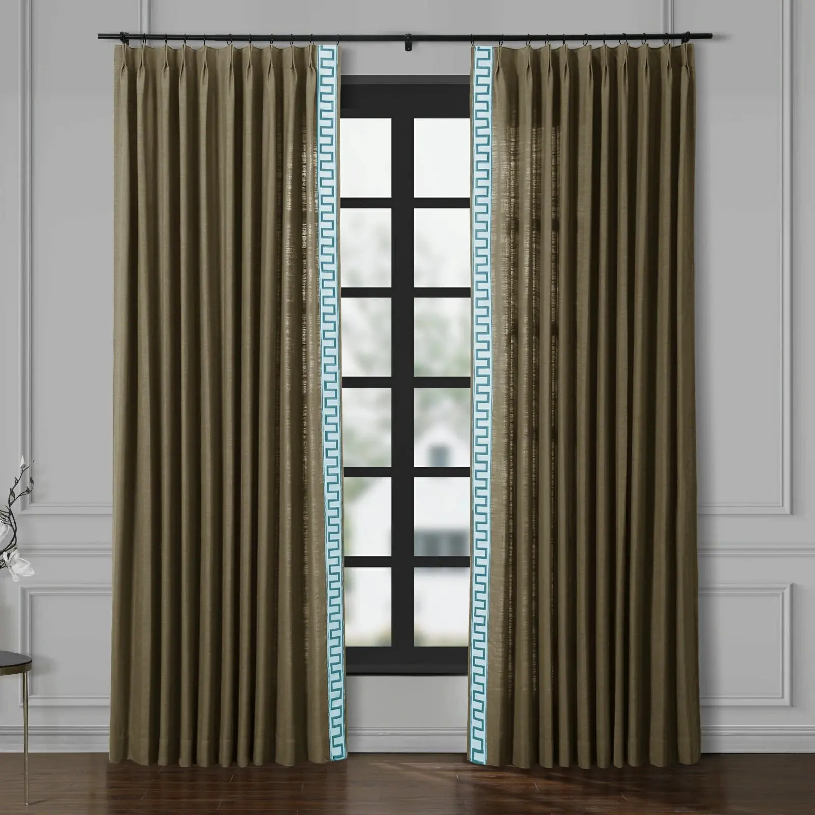 Custom Curtains with Trim Border(Sold per Pair) - Image 37