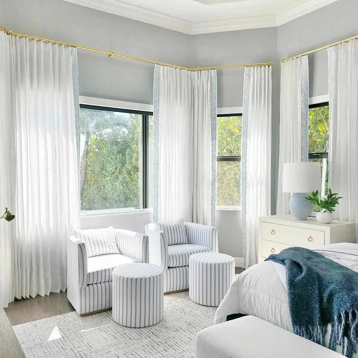 Custom Curtains with Trim Border(Sold per Pair) - Image 8