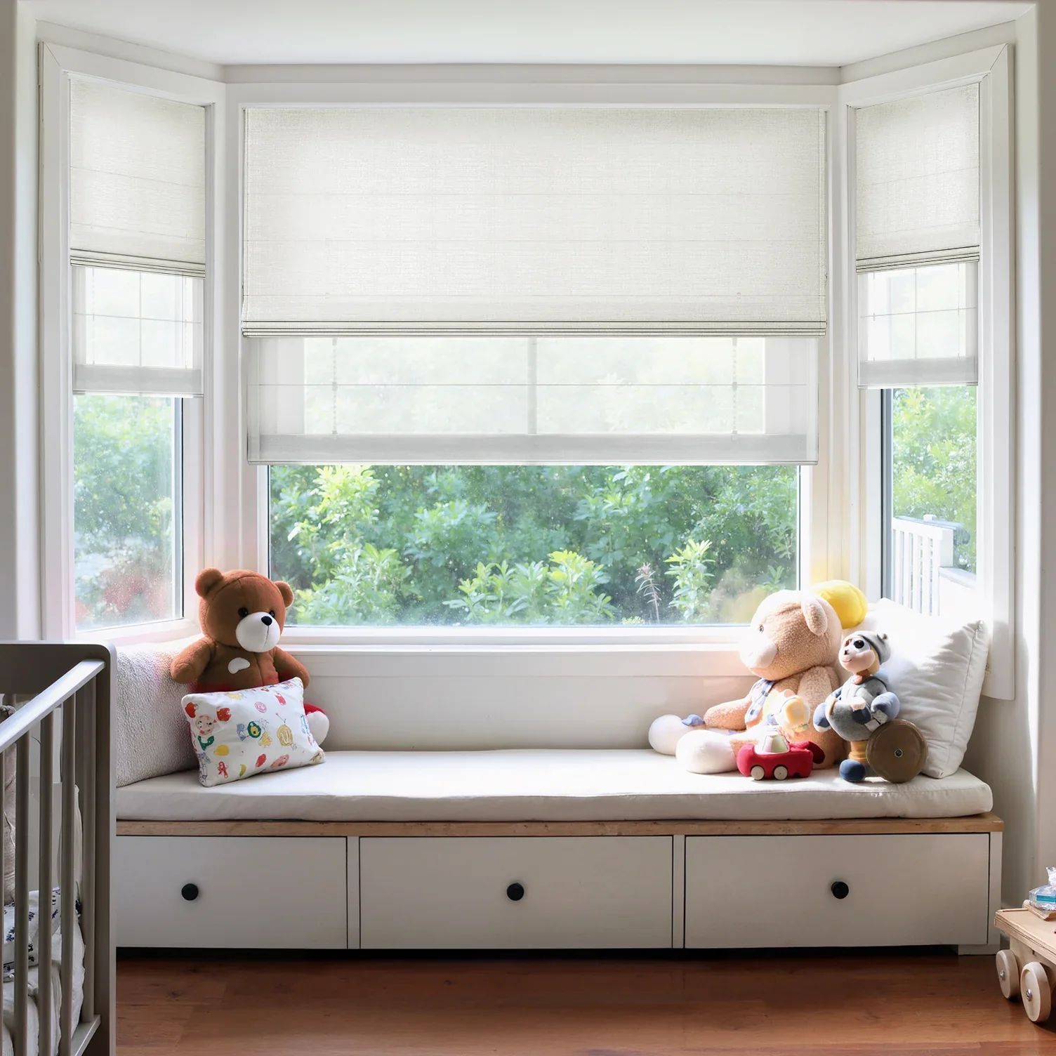 Custom Day Night Roman Shade Cordless - Image 11