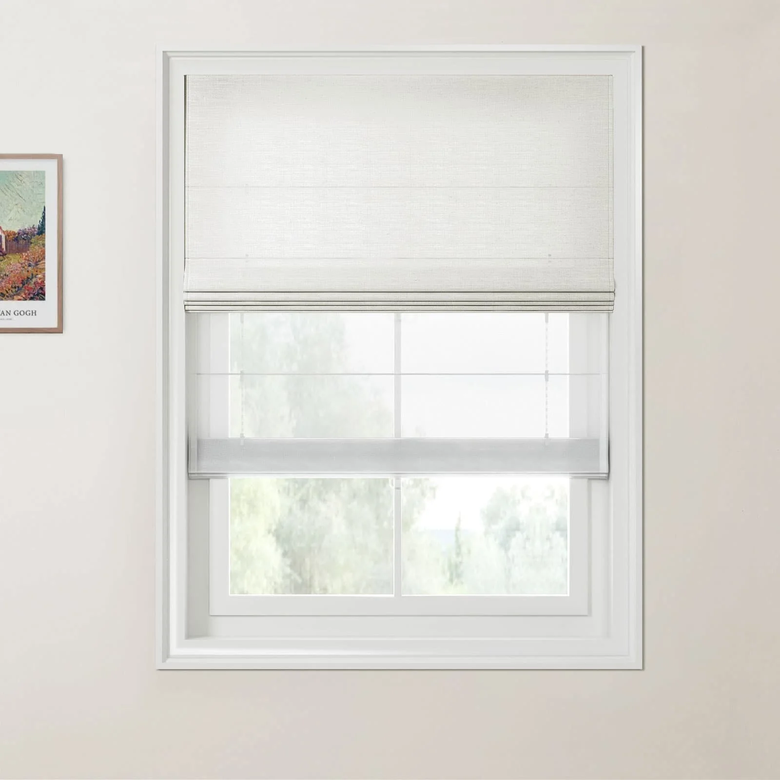 Custom Day Night Roman Shade Cordless - Image 15