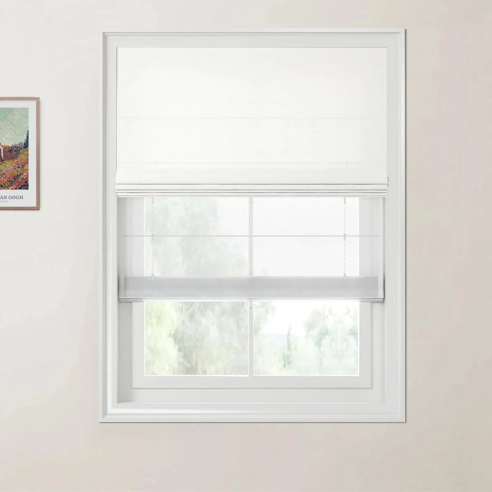 Custom Day Night Roman Shade Cordless - Image 18