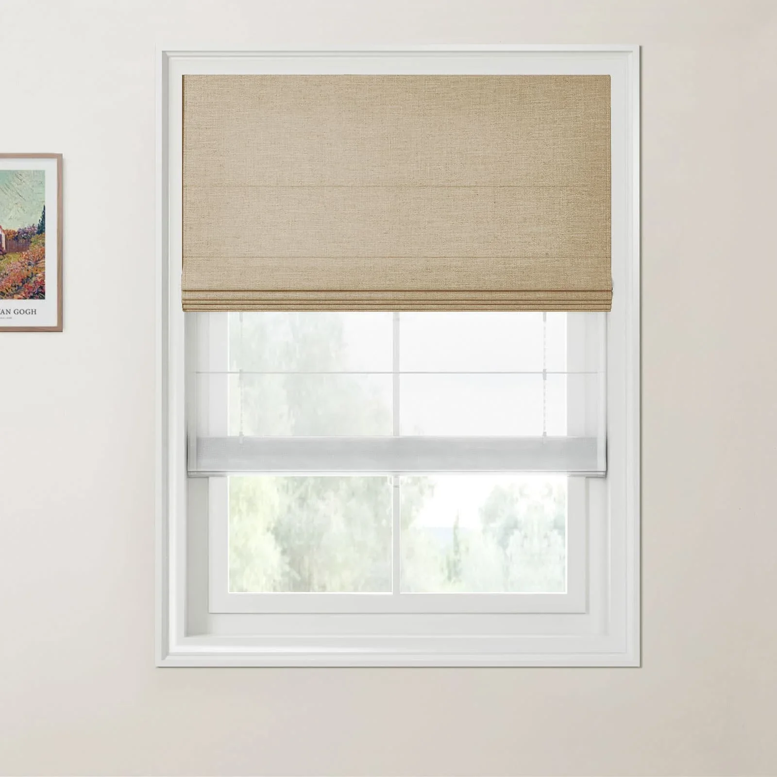 Custom Day Night Roman Shade Cordless - Image 24