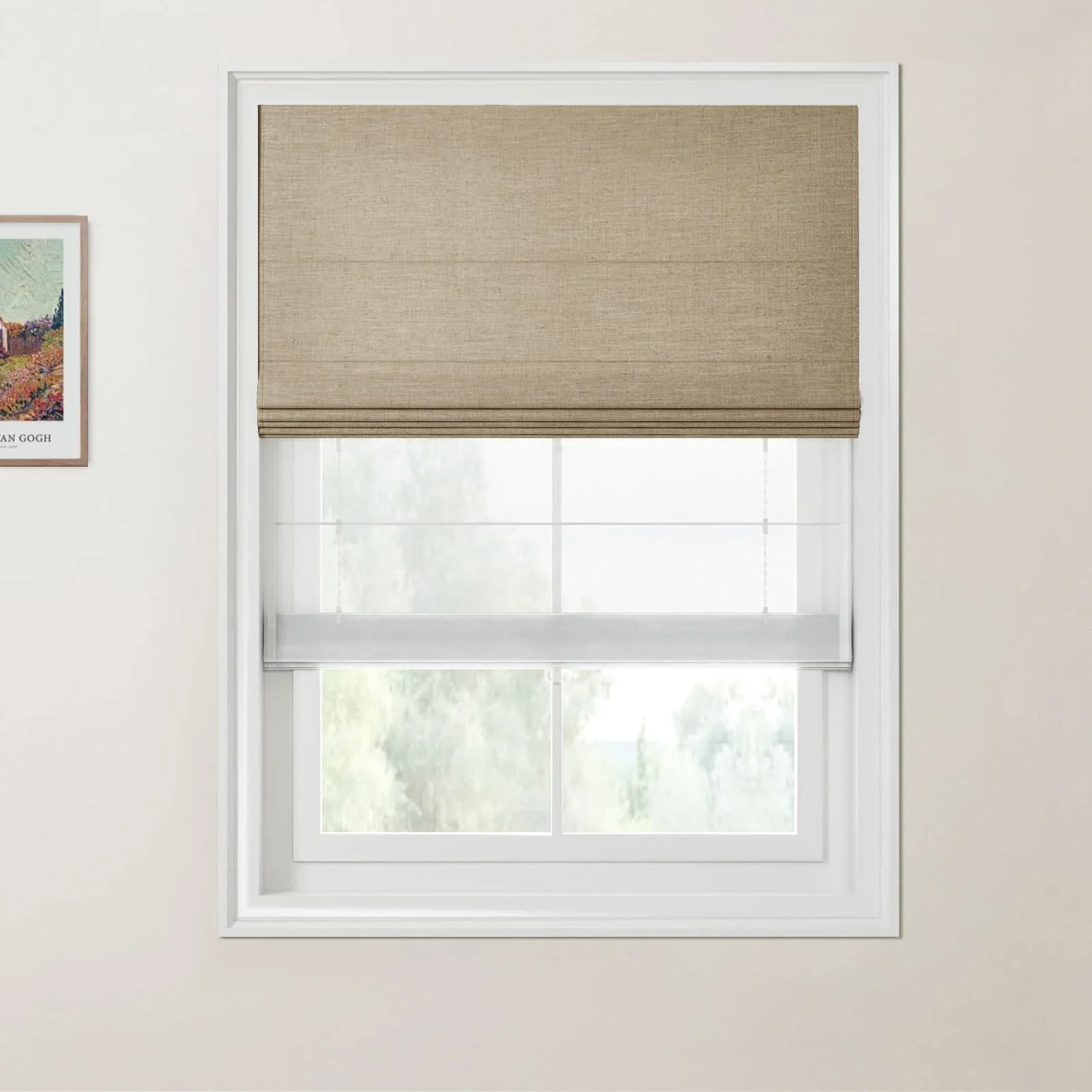 Custom Day Night Roman Shade Cordless - Image 26