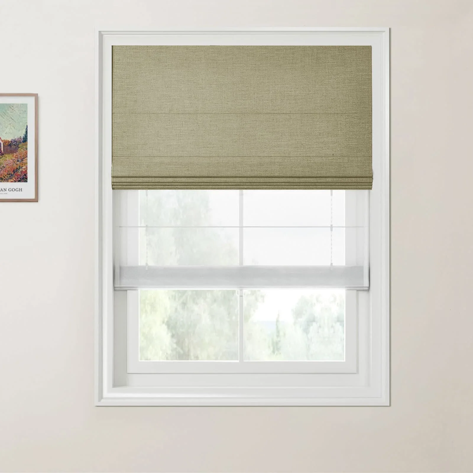 Custom Day Night Roman Shade Cordless - Image 27