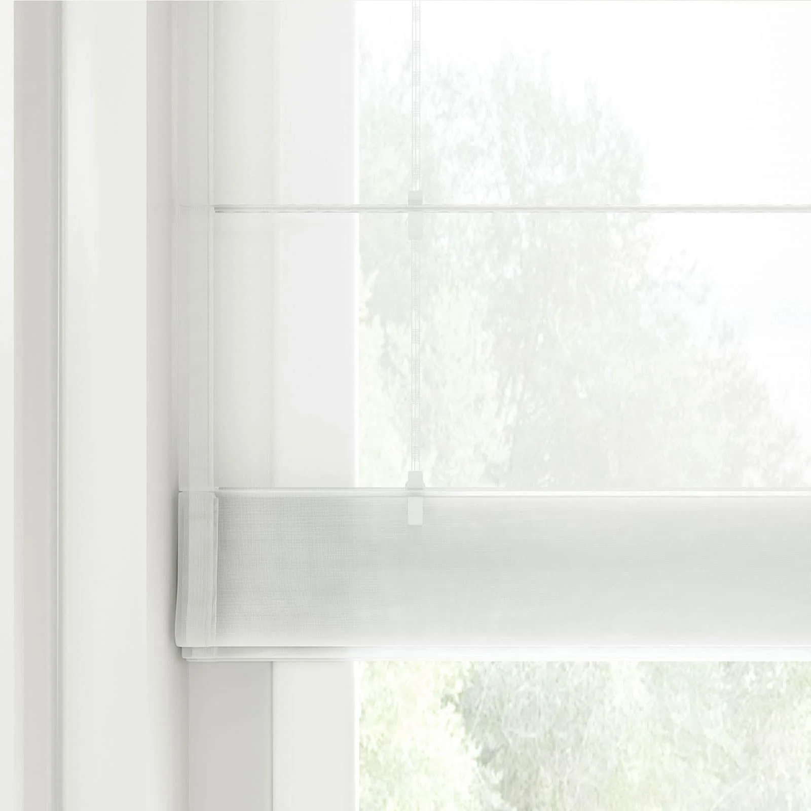 Custom Day Night Roman Shade Cordless - Image 3