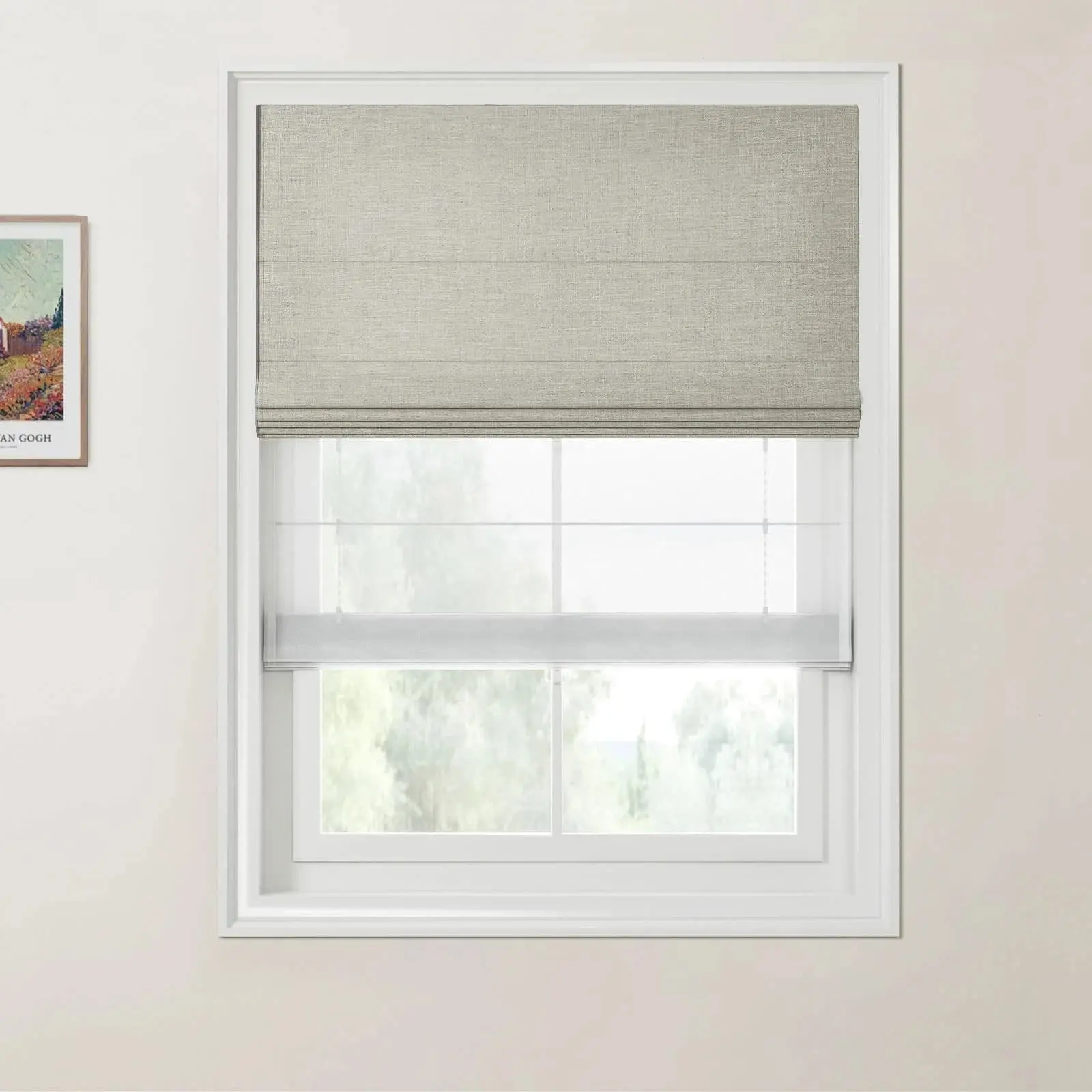 Custom Day Night Roman Shade Cordless - Image 31