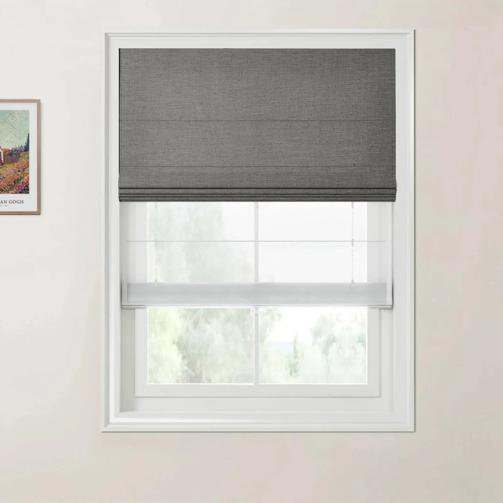 Custom Day Night Roman Shade Cordless - Image 32