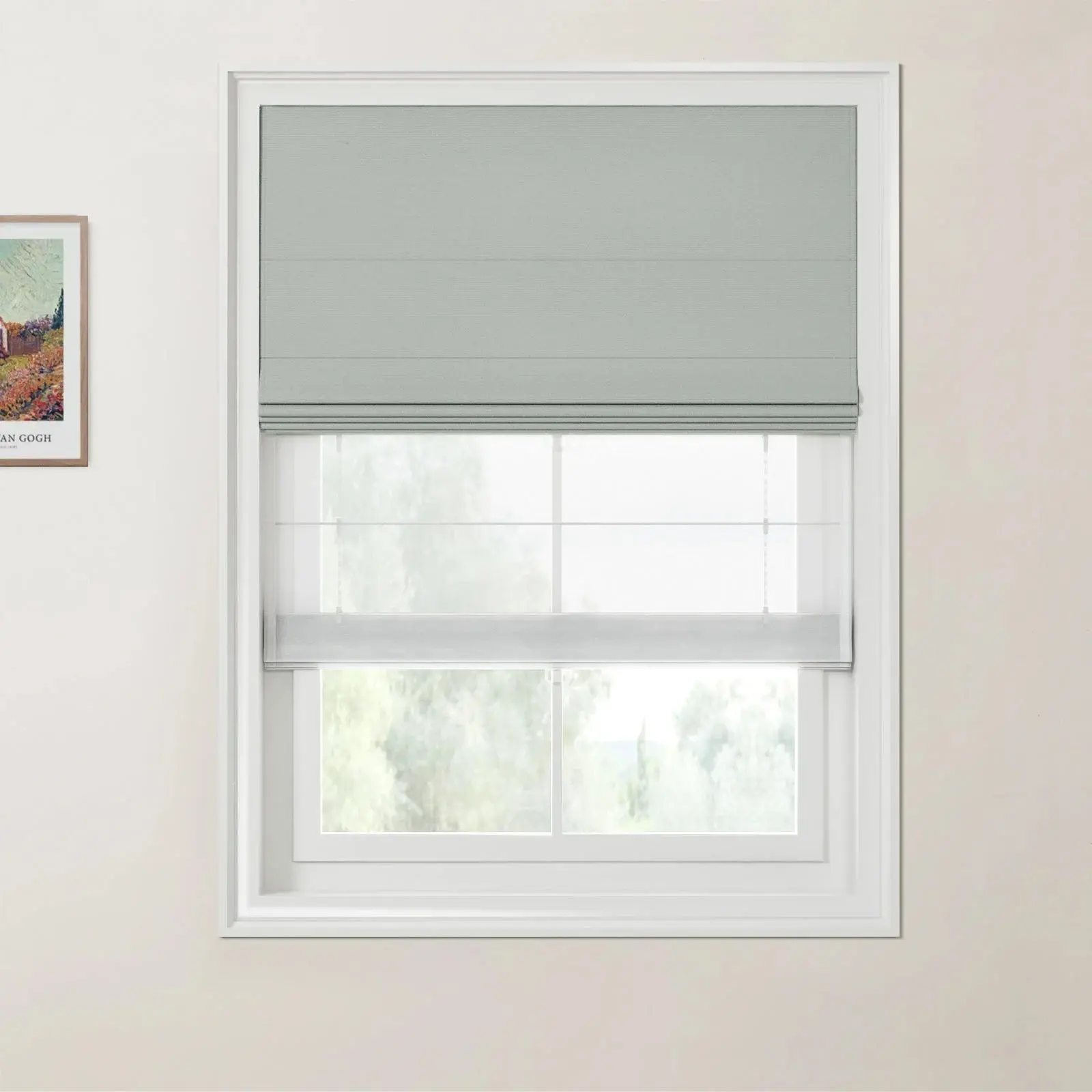 Custom Day Night Roman Shade Cordless - Image 4