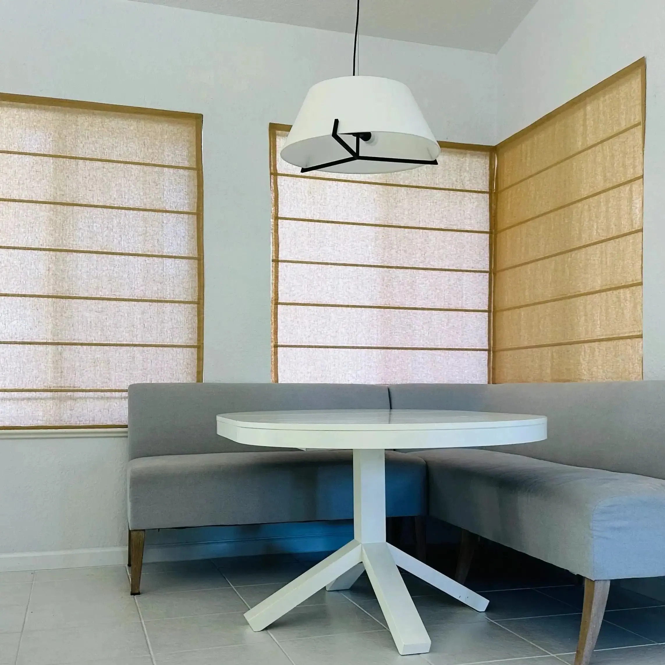 Custom Front Slat Roman Shade Cordless - Image 39