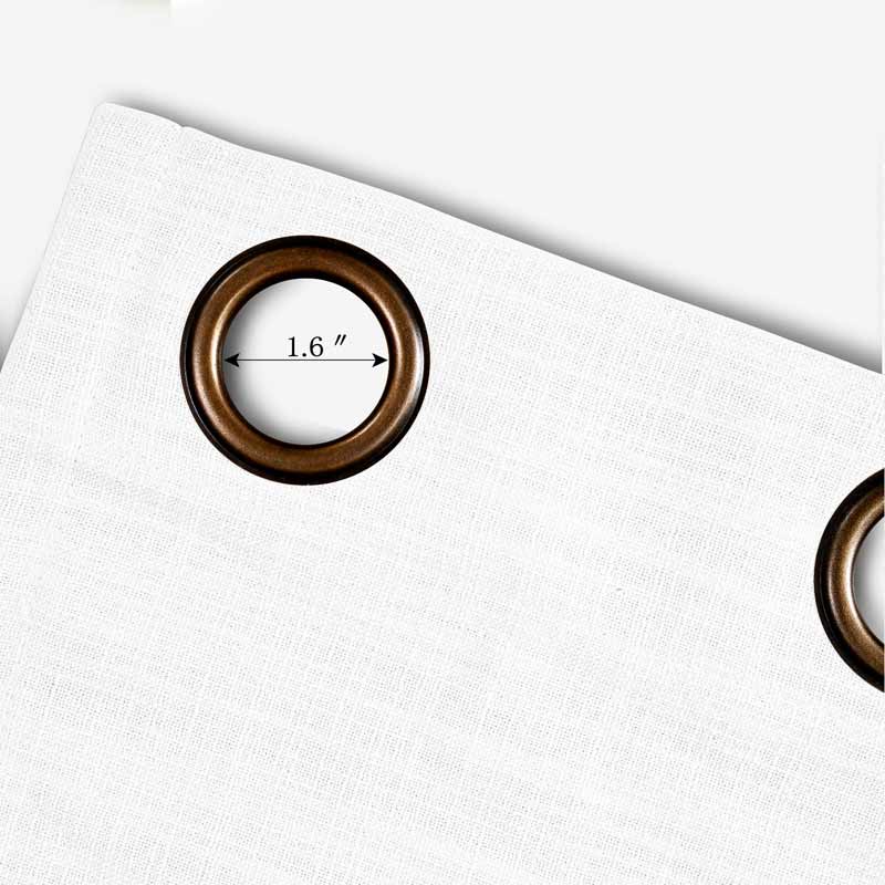 Liz Linen Drape Grommet - Image 7