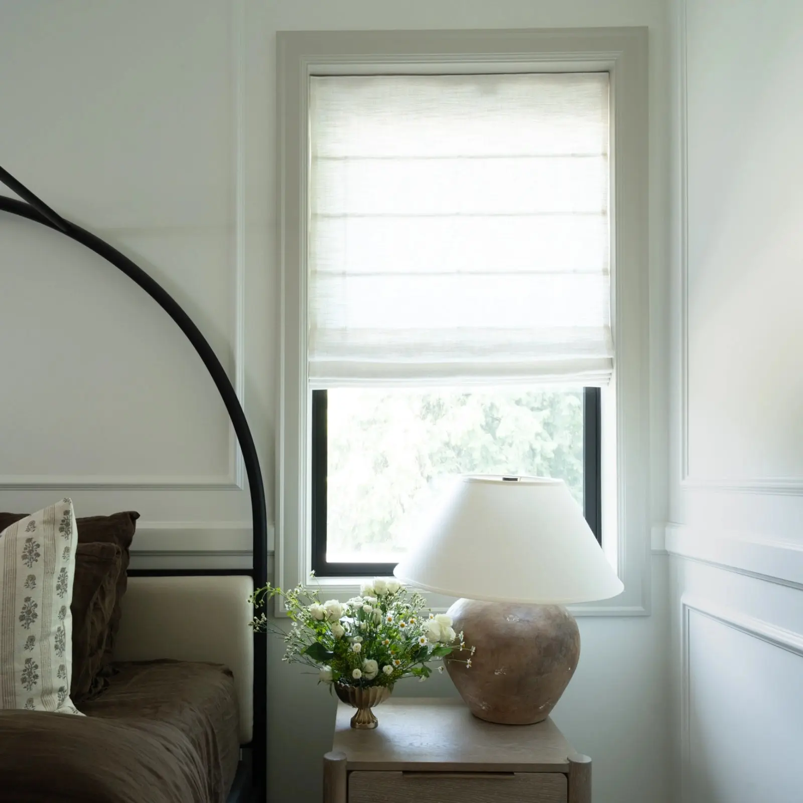 Custom Flat Fold Roman Shade Cordless - Image 11