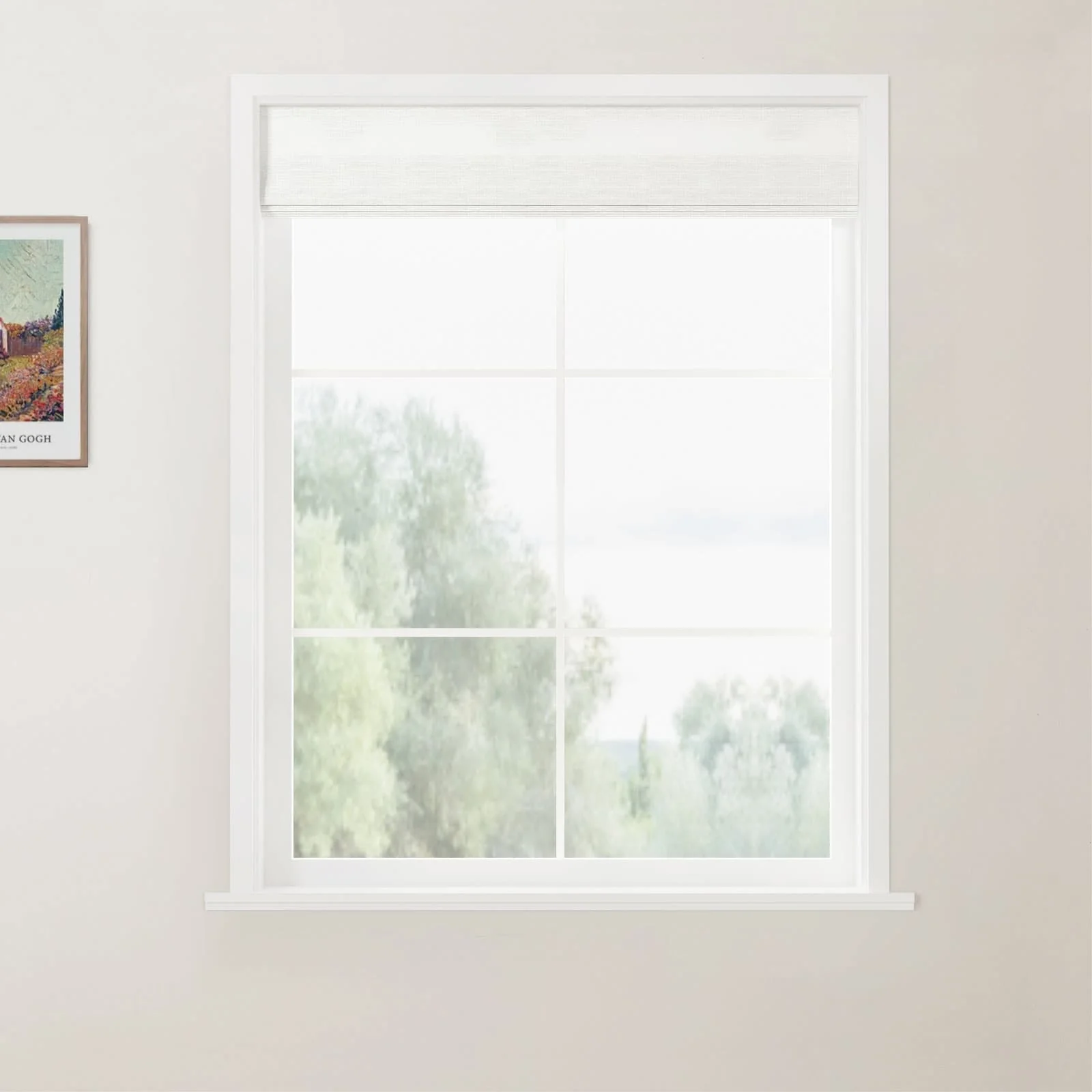 Custom Flat Fold Roman Shade Cordless - Image 14