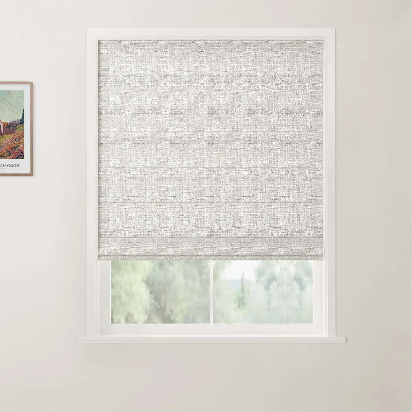 Custom Flat Fold Roman Shade Cordless - Image 28