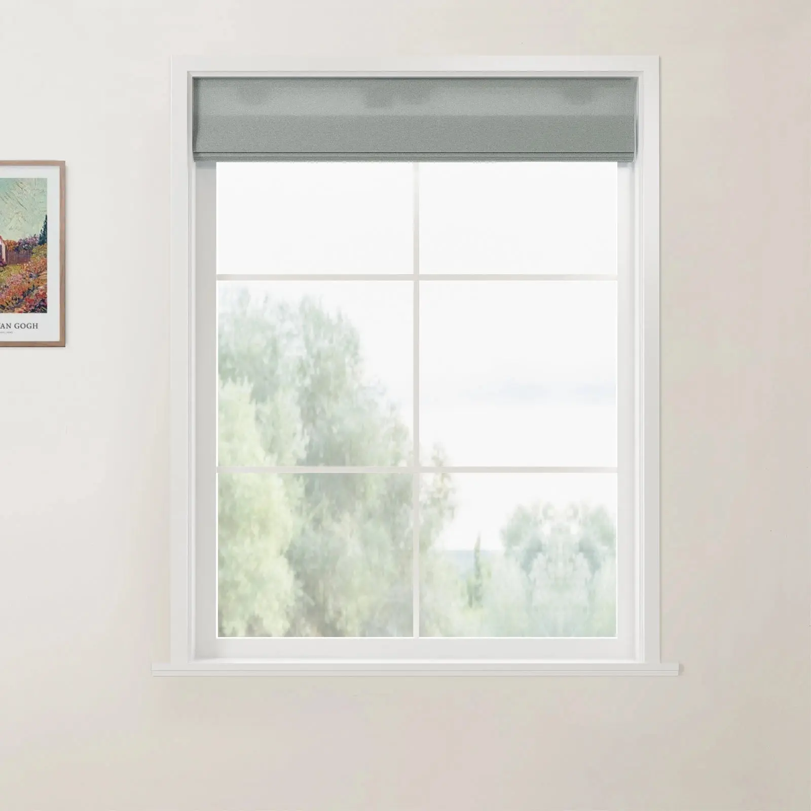 Custom Flat Fold Roman Shade Cordless - Image 39