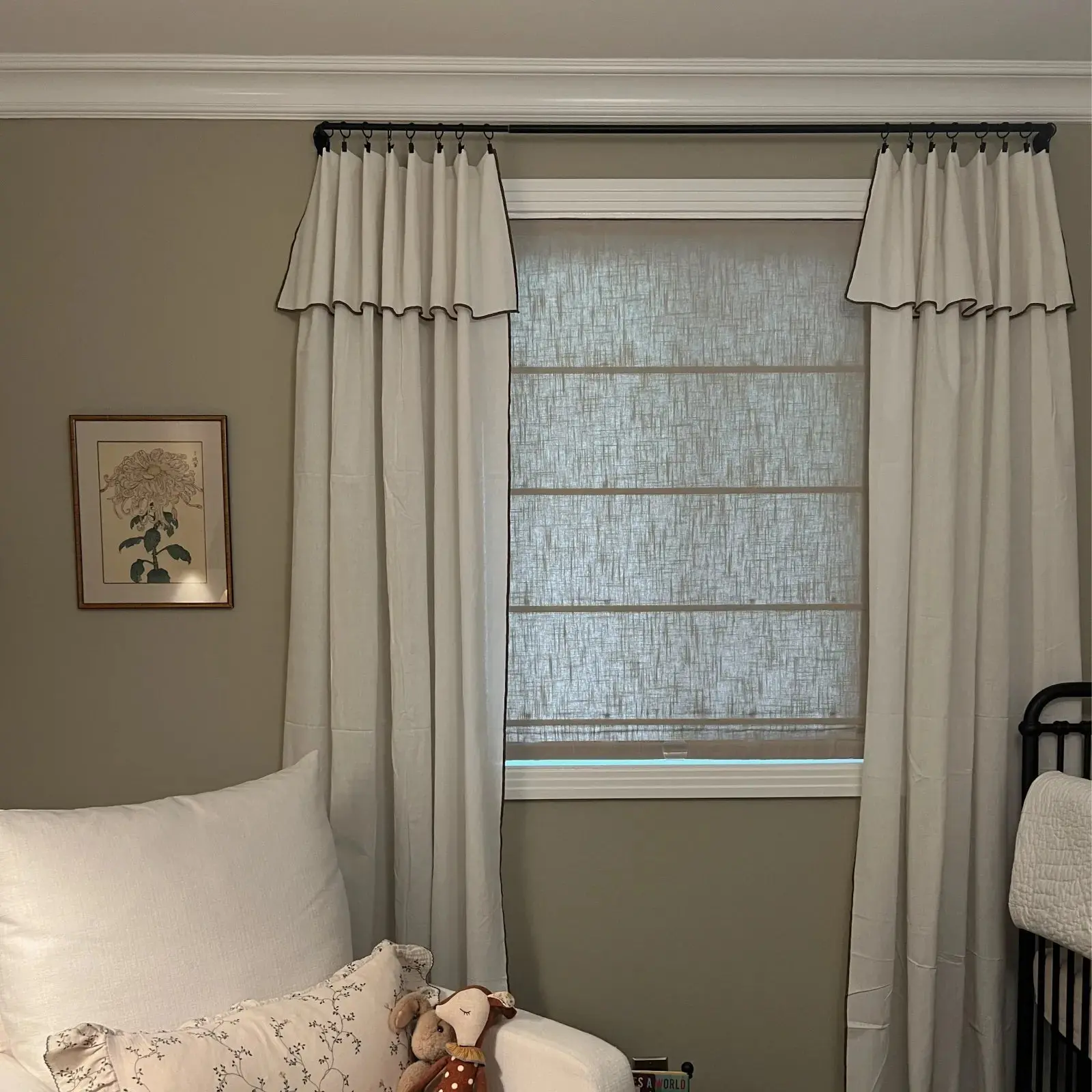 Custom Flat Fold Roman Shade Cordless - Image 9