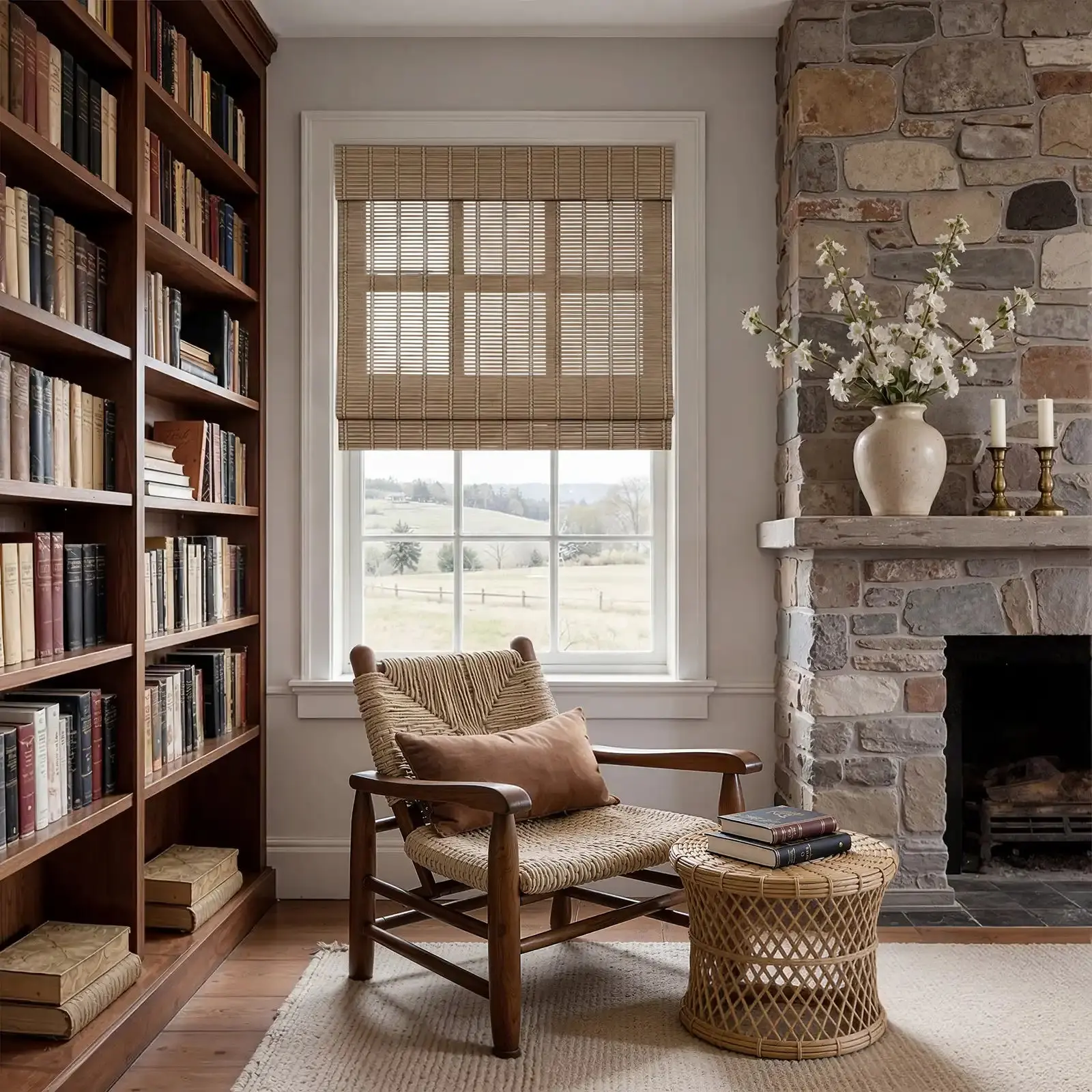 Rae Natural Pure Bamboo Woven Shades - Series Z - Image 58