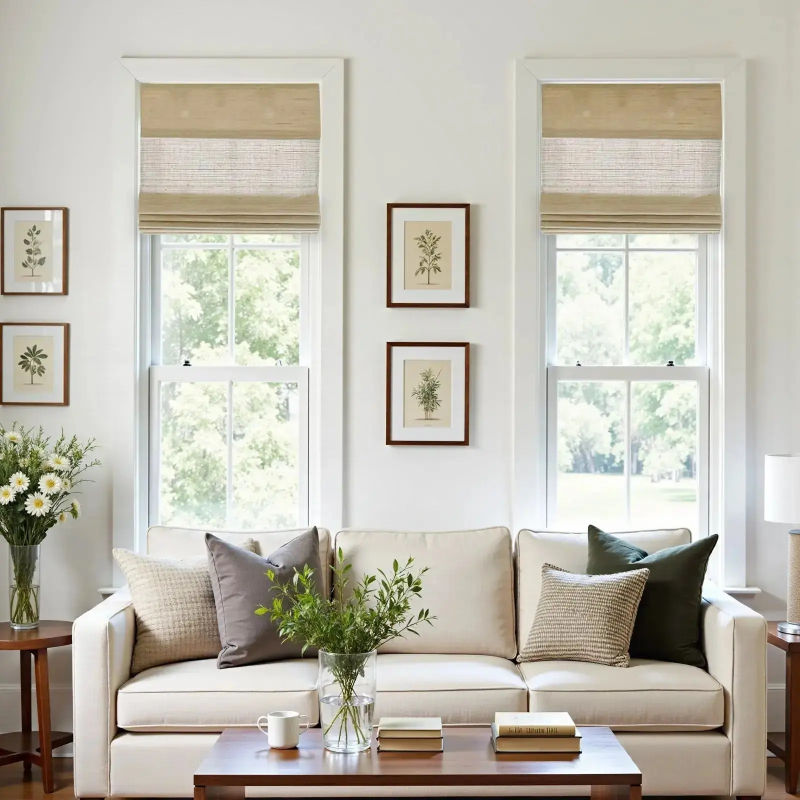 Lay Natural Ramie Bamboo Woven Shade - Coconut - Image 5
