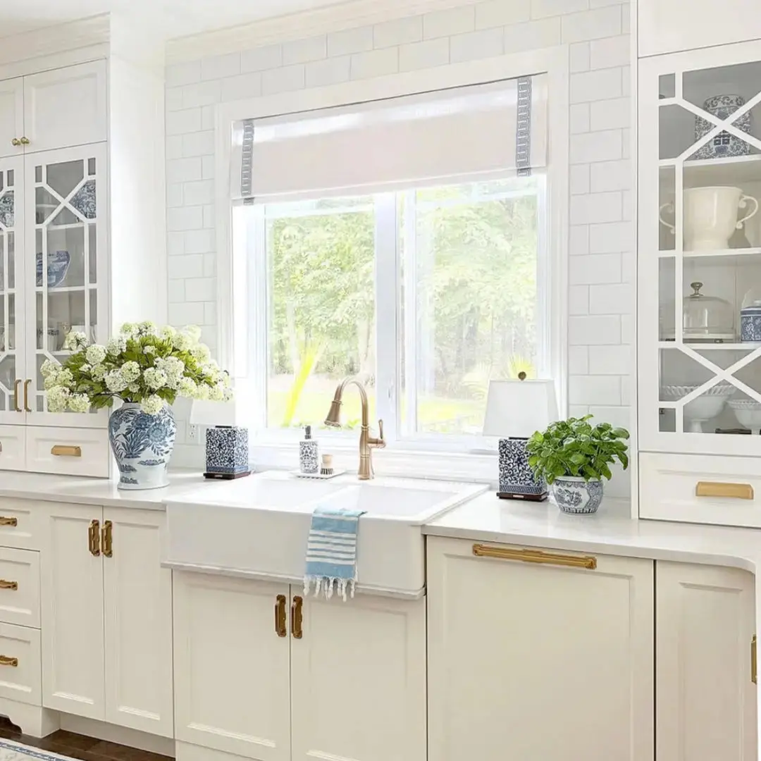 Liz Linen Window Roman Shades Loop Cord Lift - Image 7