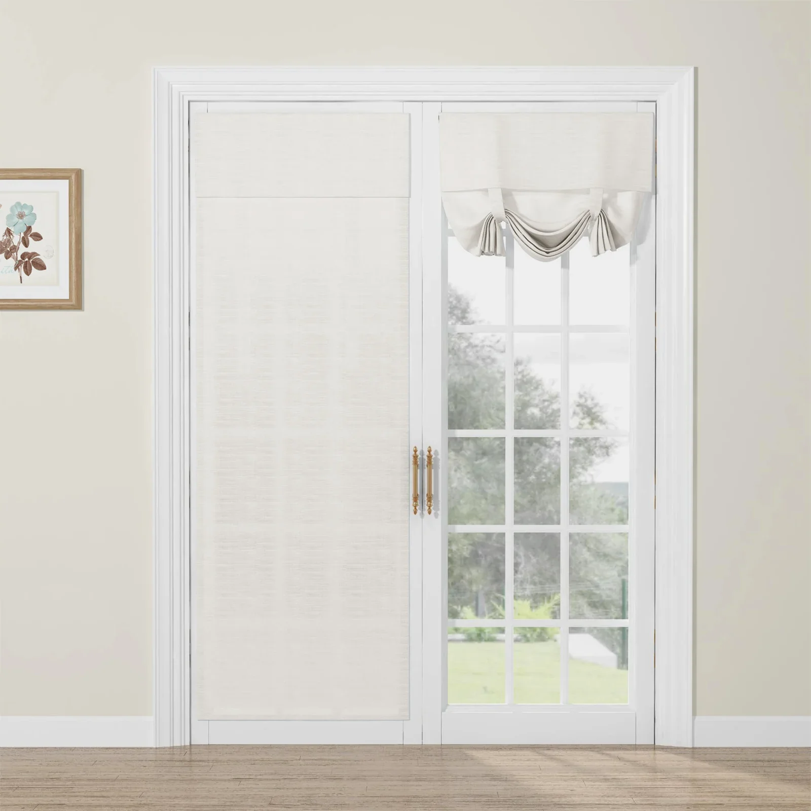 Custom Tie Up Shades for French Door - Image 20