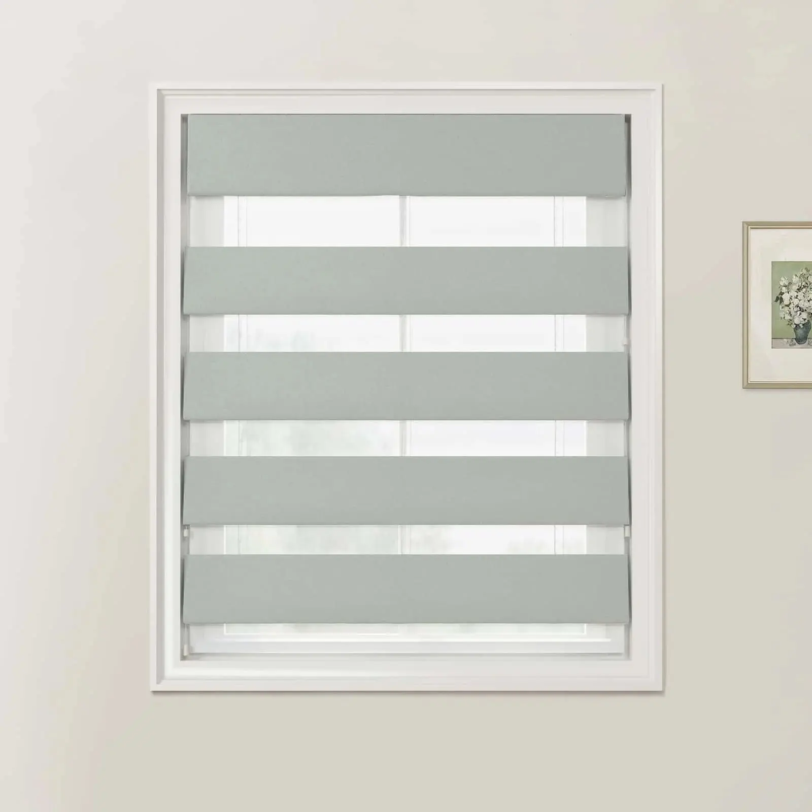 Custom Zebra Roman Blind Cord Lift - Image 37