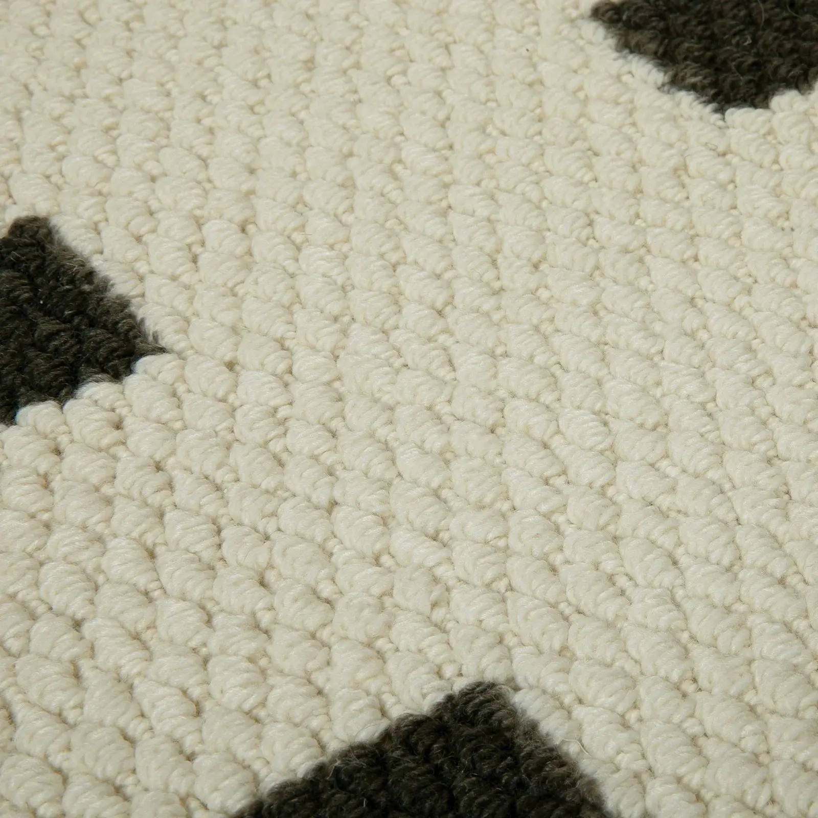 Della Natural Patterned Wool Rug - Image 11
