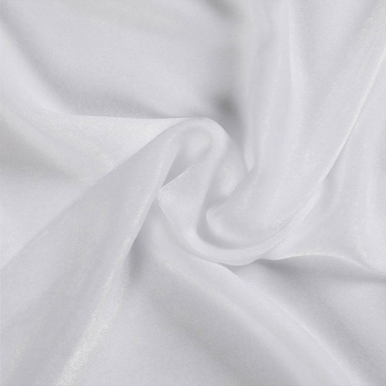 Florida Embossed White Semi Sheer Curtain Pleated - Image 12